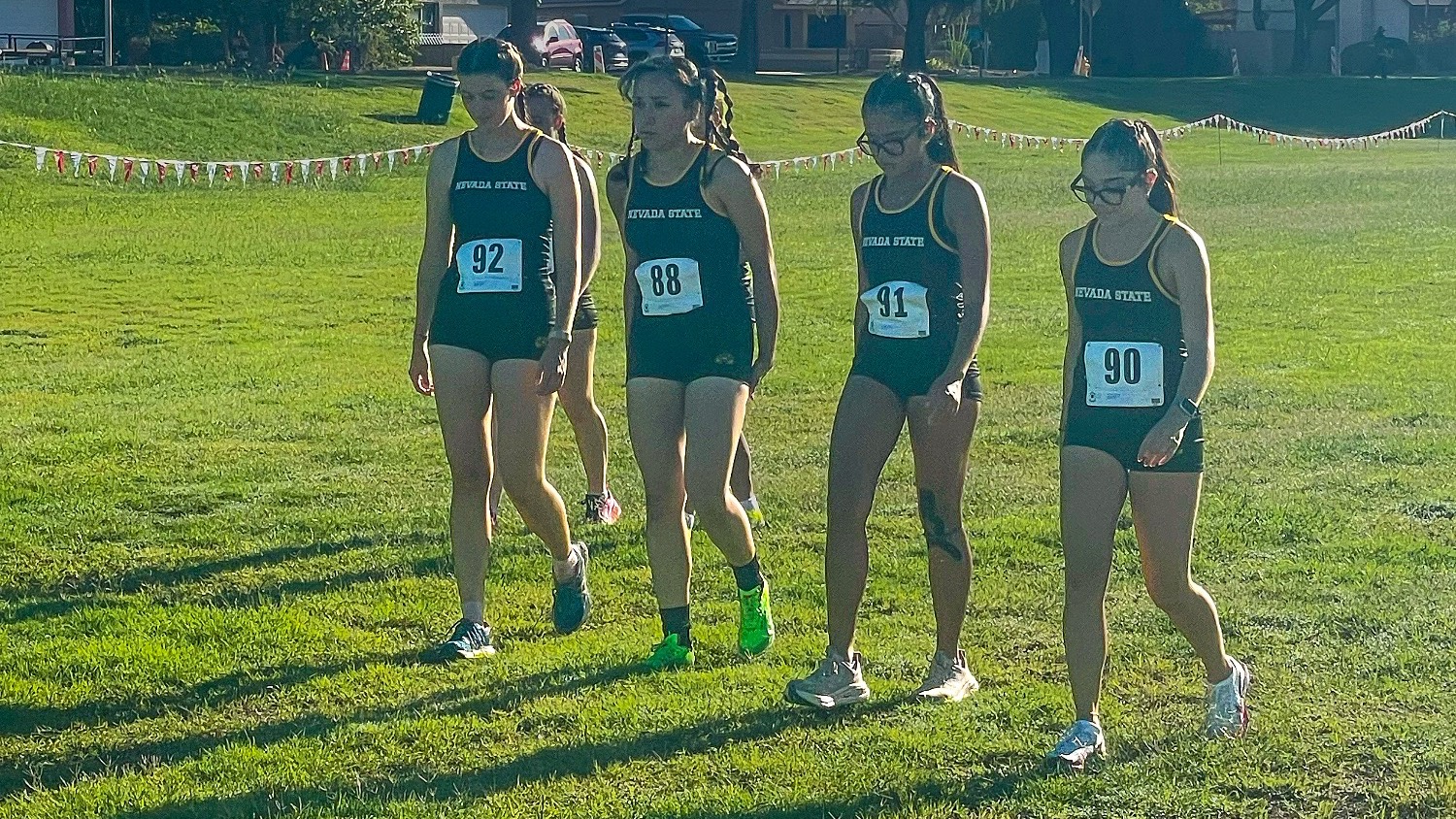 Women's Cross Country athletes at Firestorm Classic