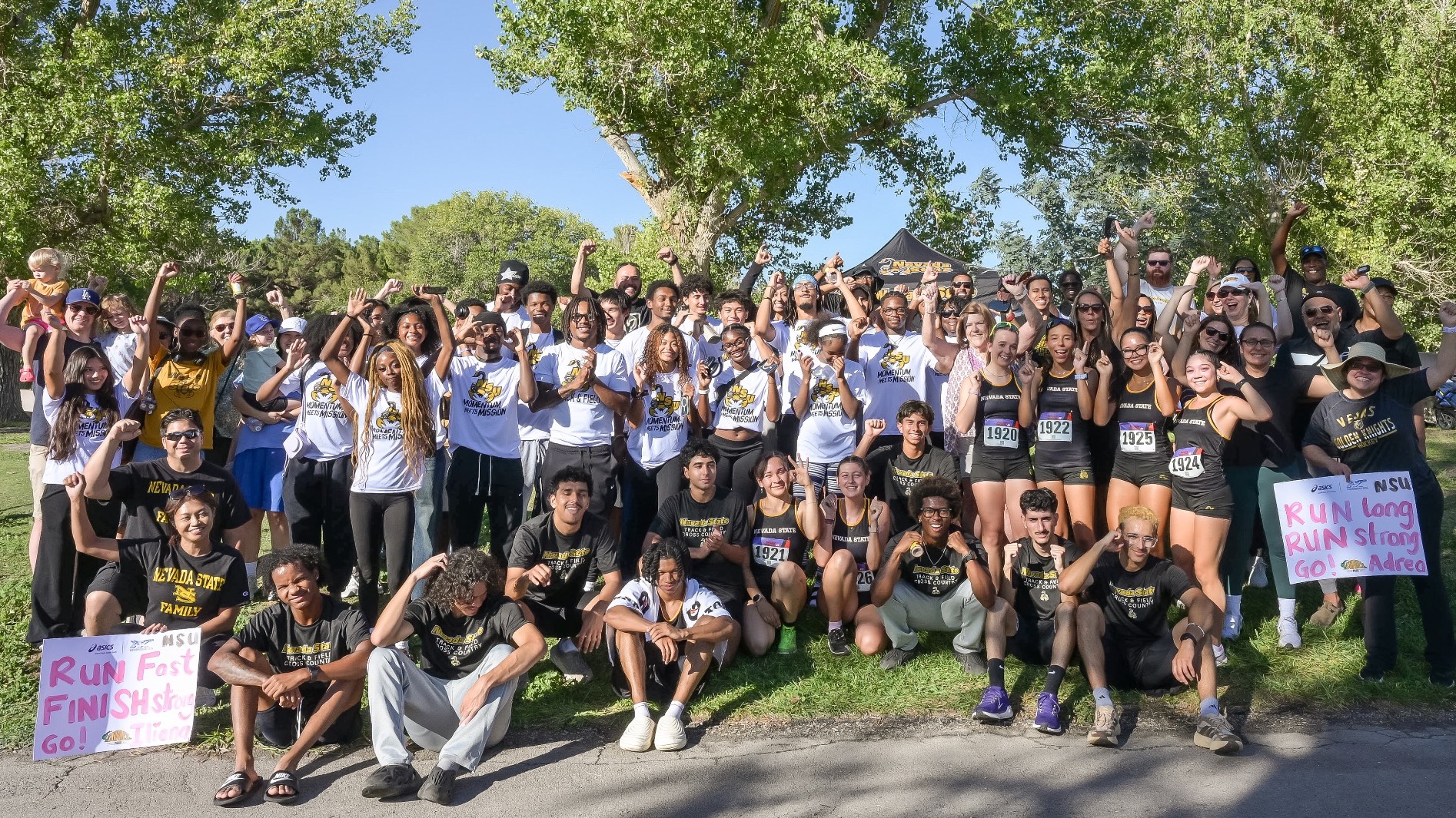 Cross Country Teams and Supporters Gather to Celebrate First-Ever Home Race at Floyd Lamb Park