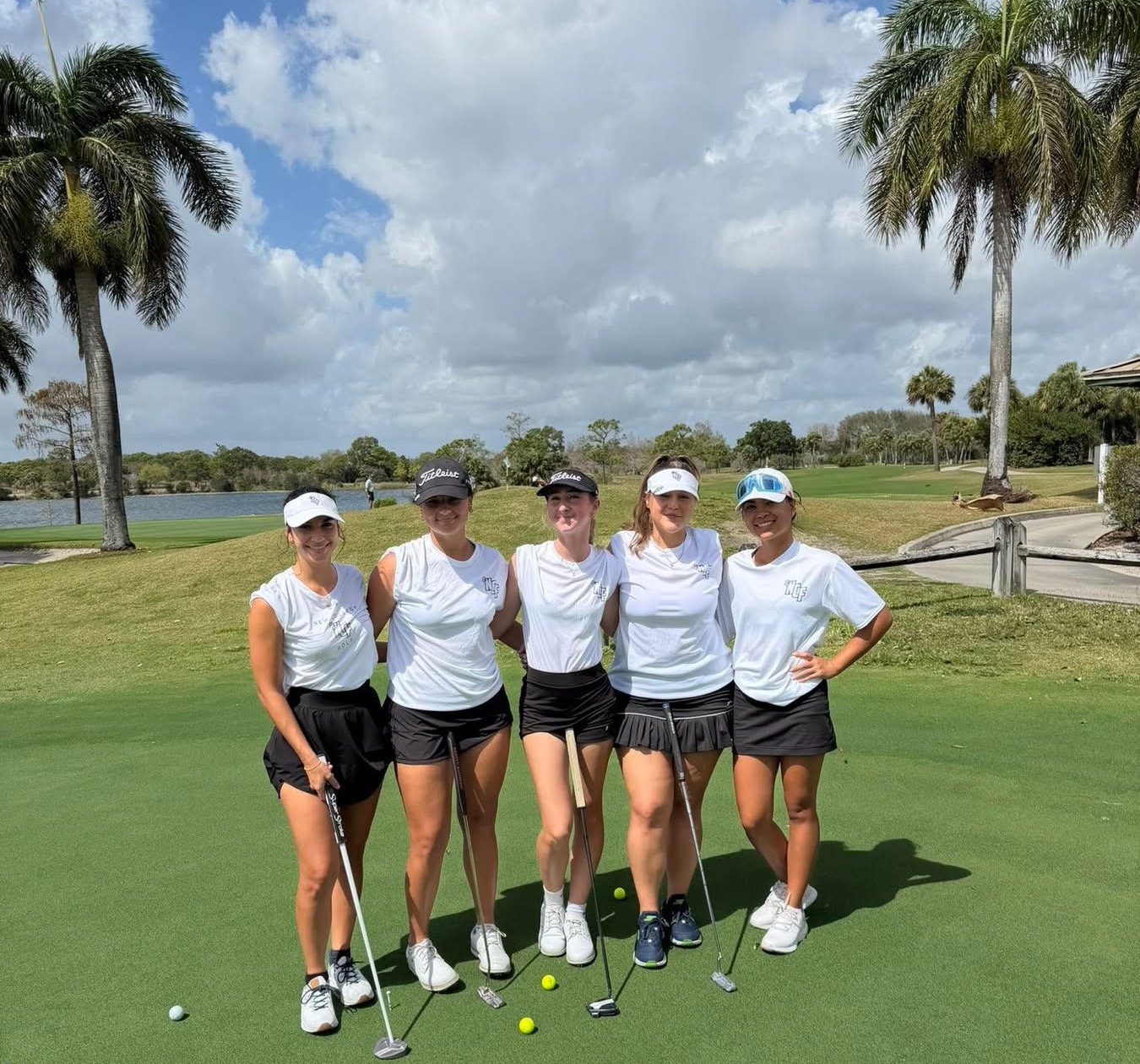 Rebecca Luchs, Gabby Gionta,
Autumn Postlewait, Alexa Fallis and Brittany Odic