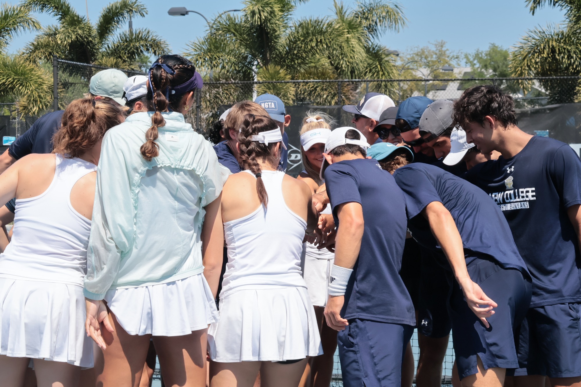 Team huddle