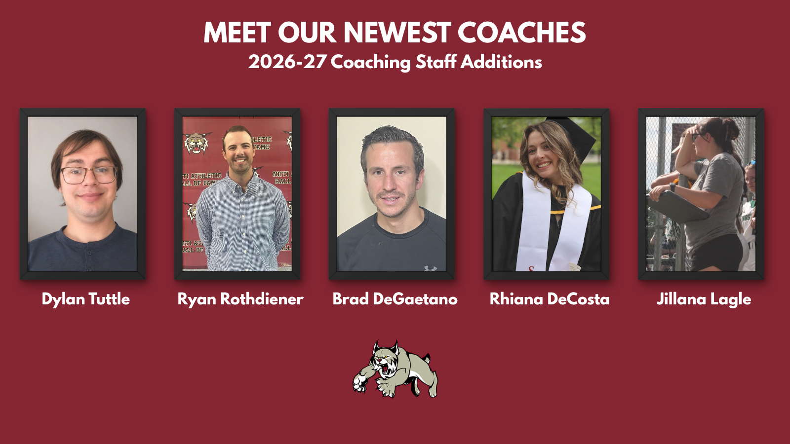 2026-27 July Announcement of Five New Coaches