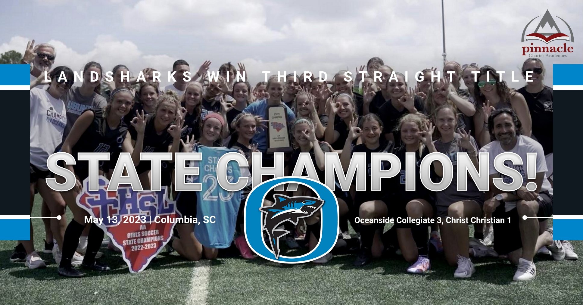 2023 G Soccer champs graphic