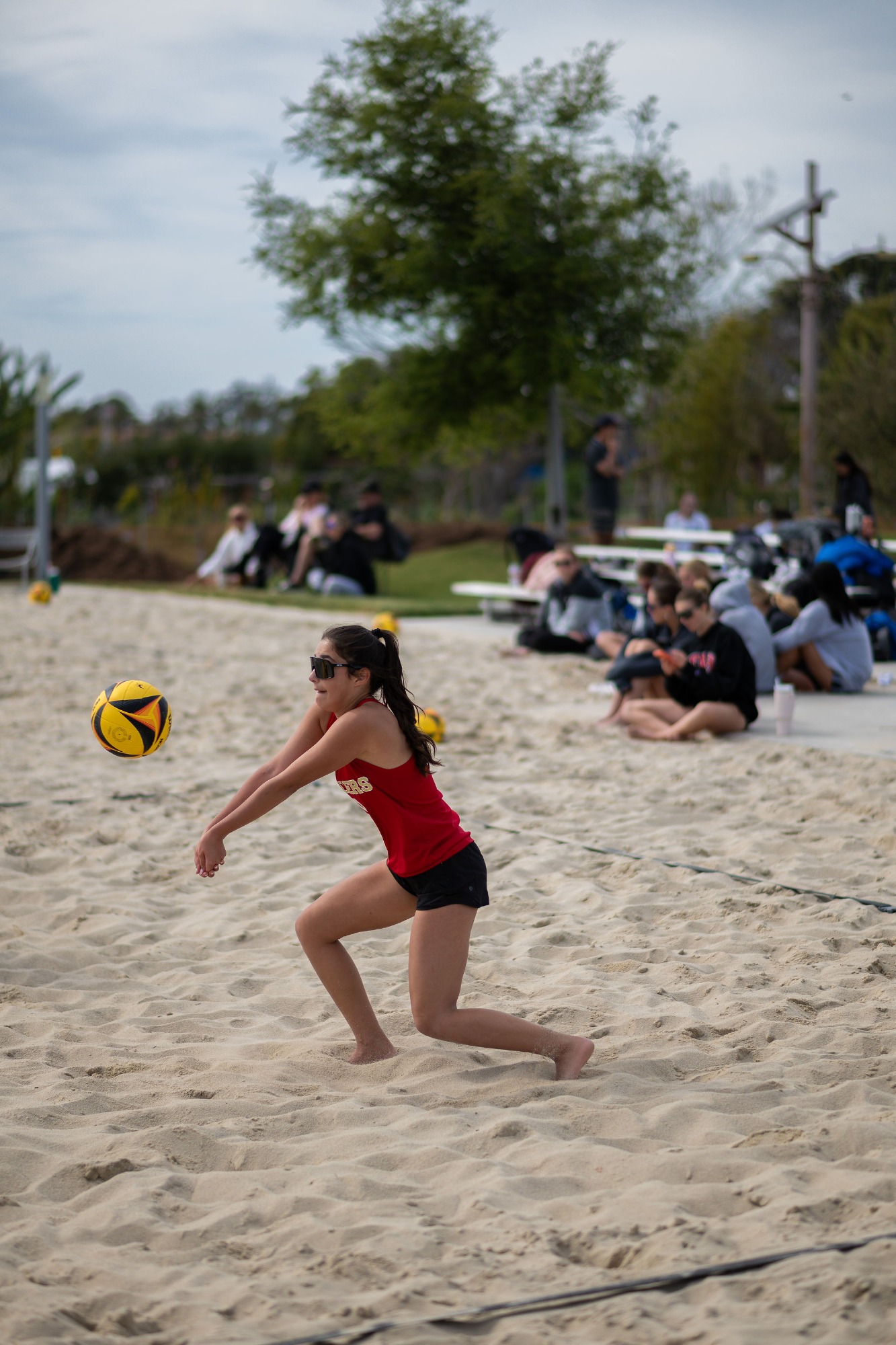 Varsity Girls Beach Volleyball vs SM 3 25 2024