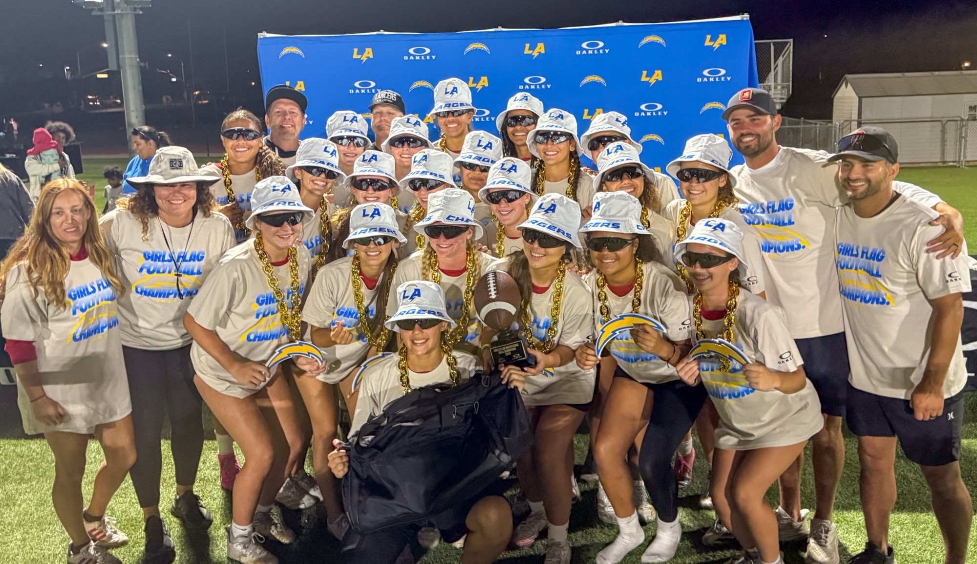 Chargers Tournament Win team photo