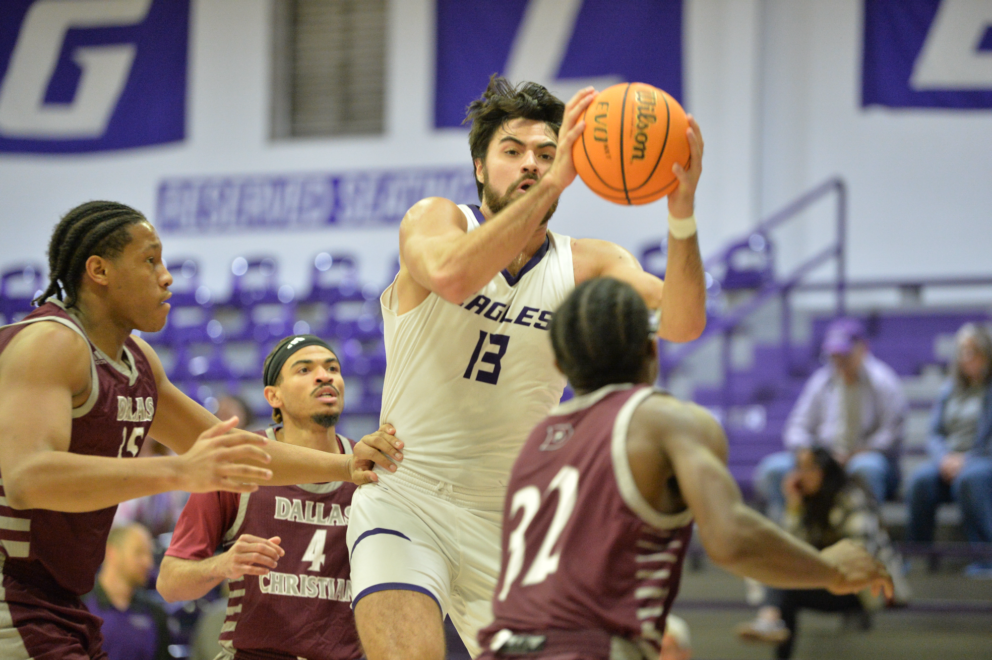 Adam Lopez spins to score.