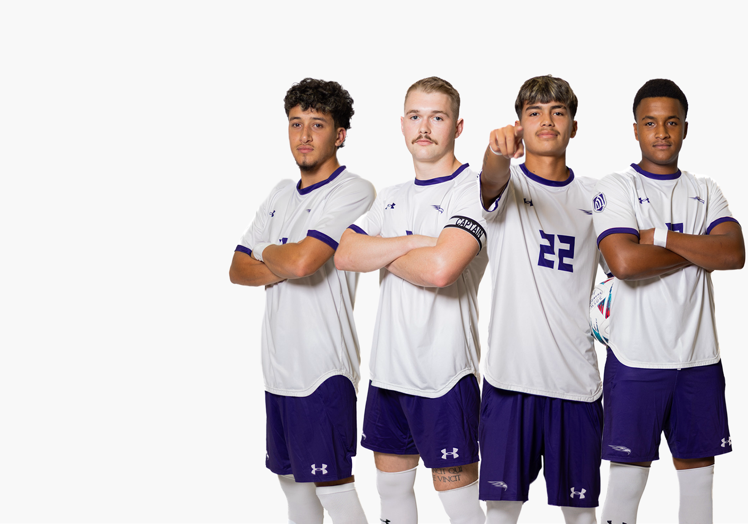 Four members of the men's soccer team were named All-Conference. 