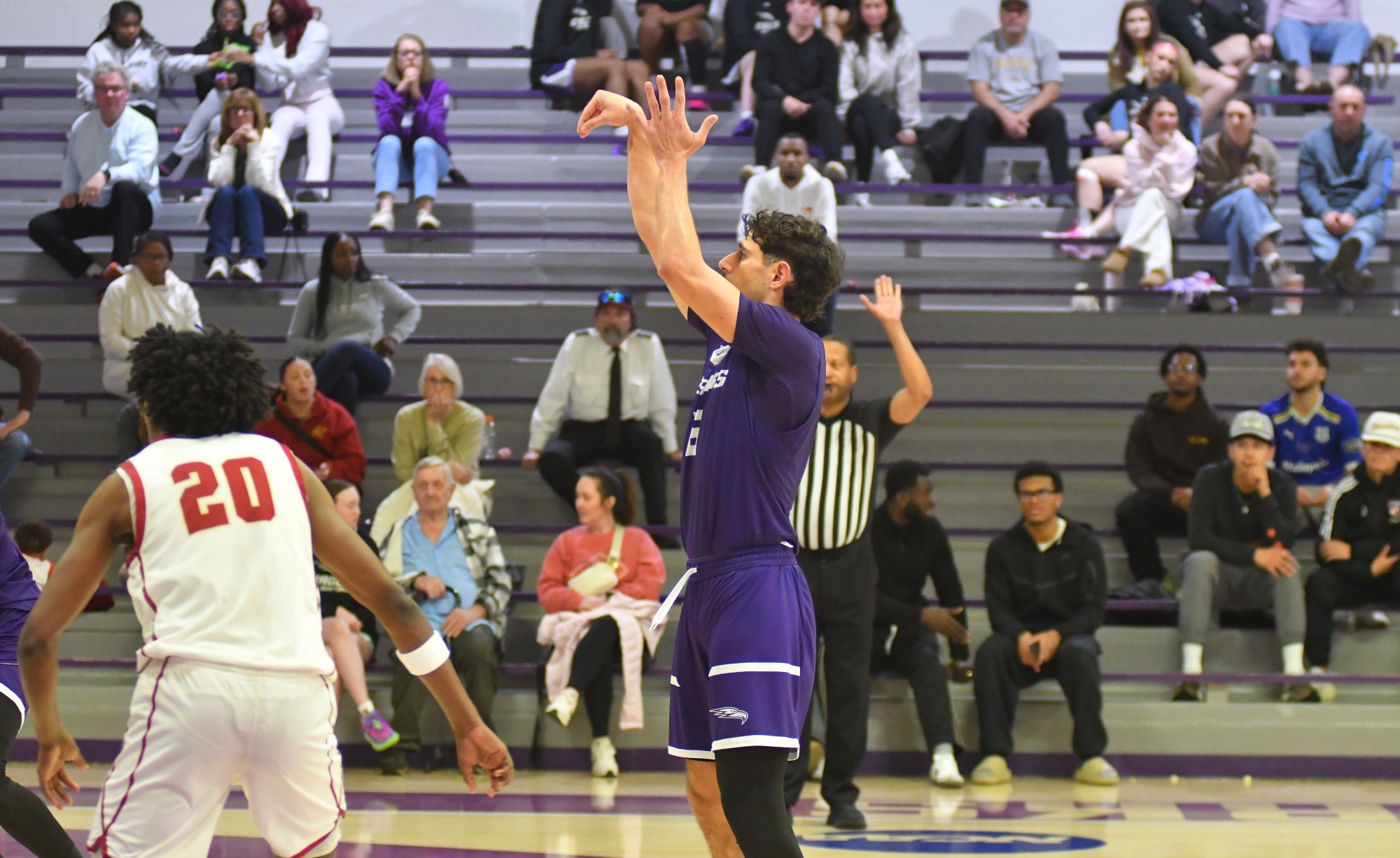 Eyal Shamri scored 32 points against Austin College.