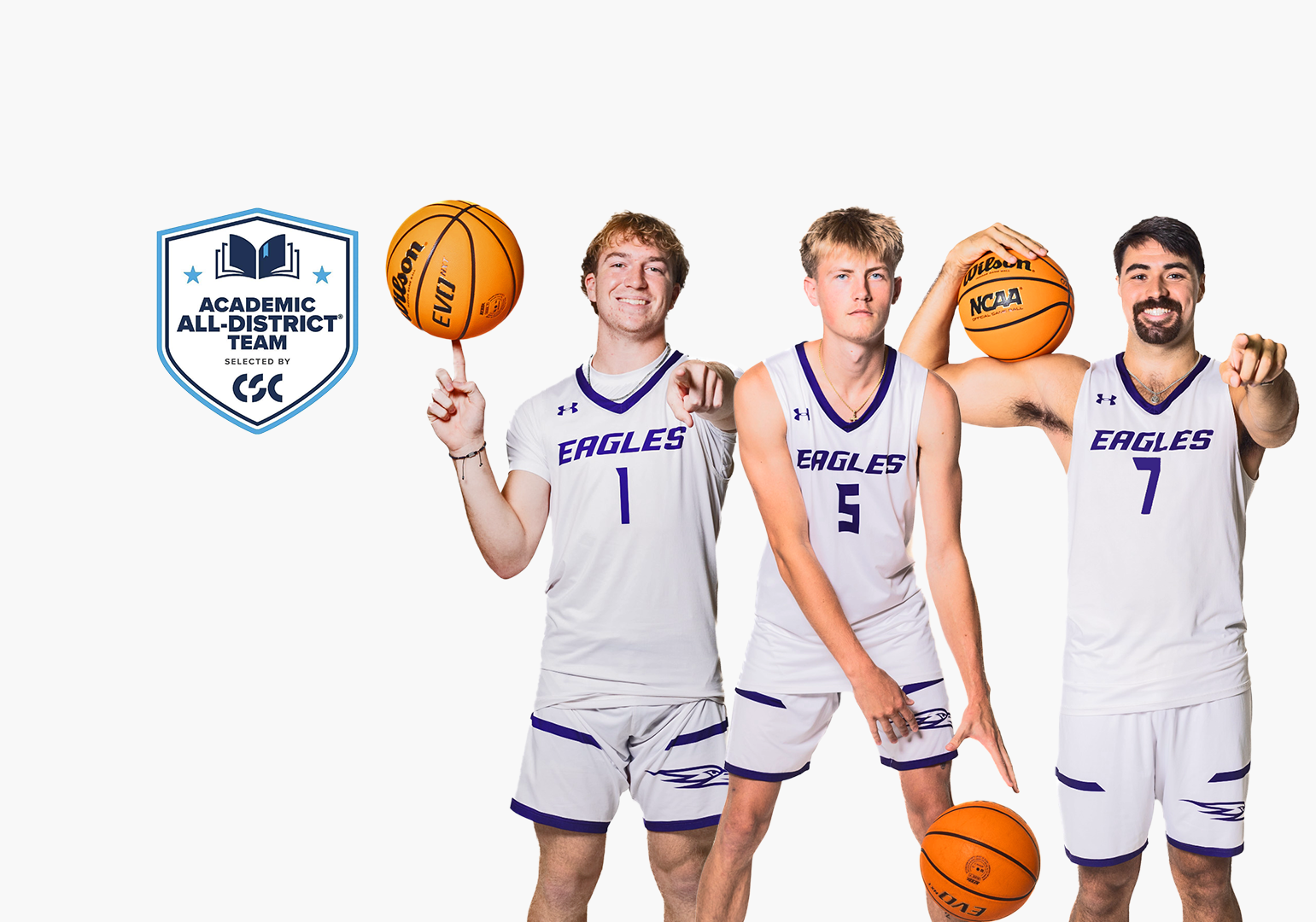 Dylan Archey, Luke Proctor and Adam Lopez earned Academic All-District honors.