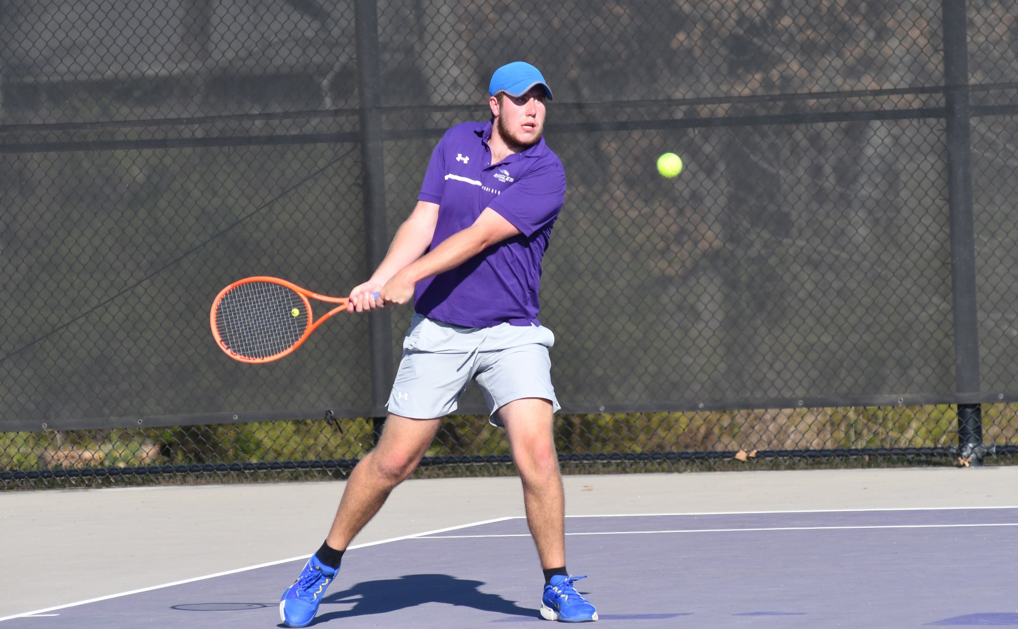 Martyn-Smith Archie swings at a ball.