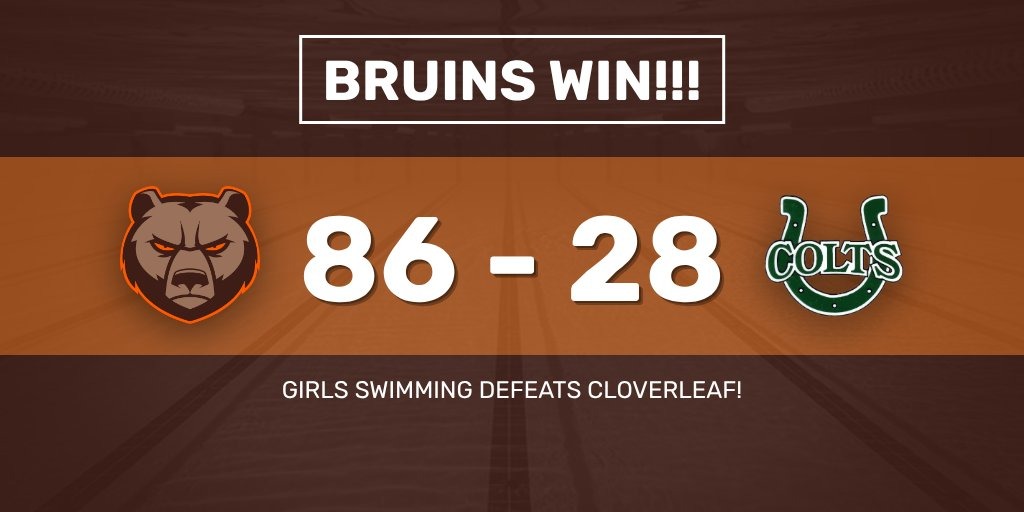 Girls Swim at Cloverleaf