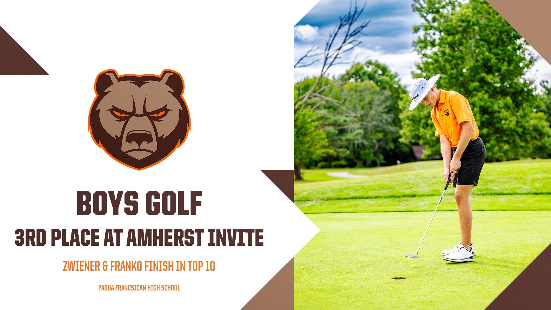 Boys Golf - Amherst Invite