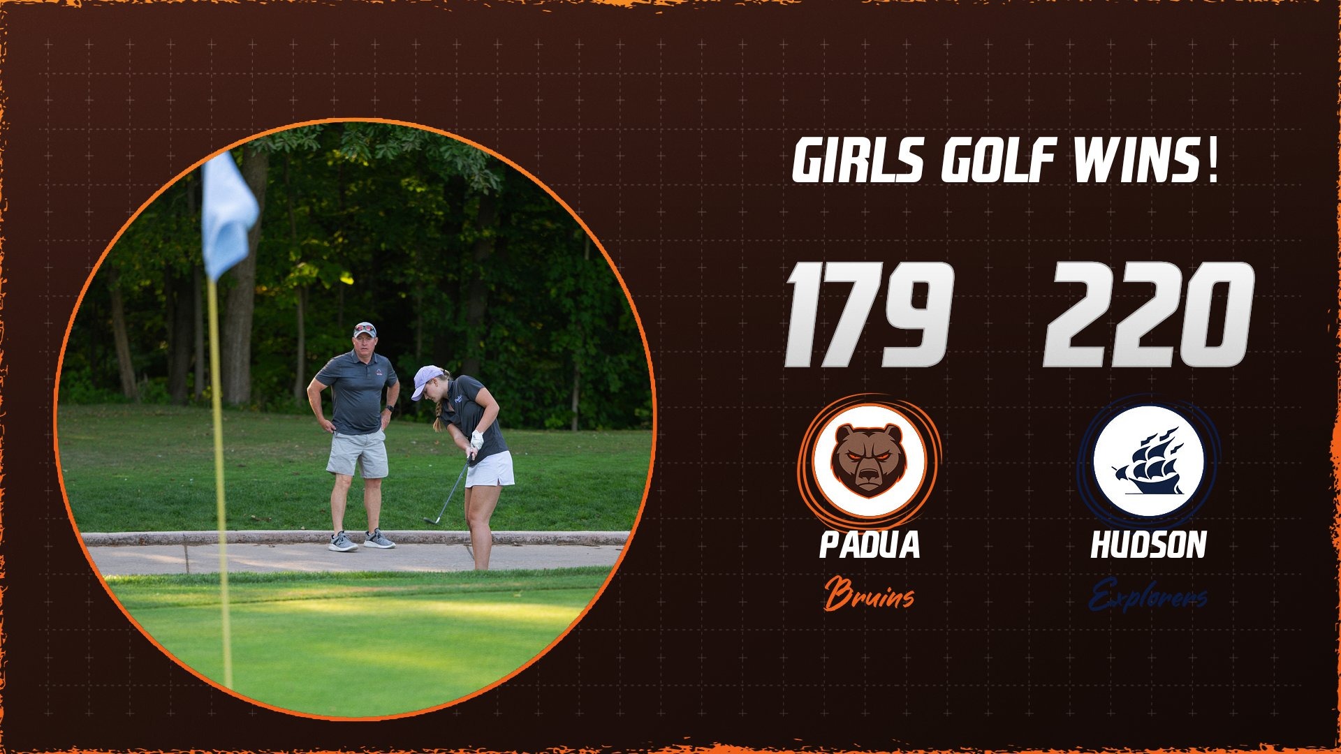 Girls Golf vs Hudson