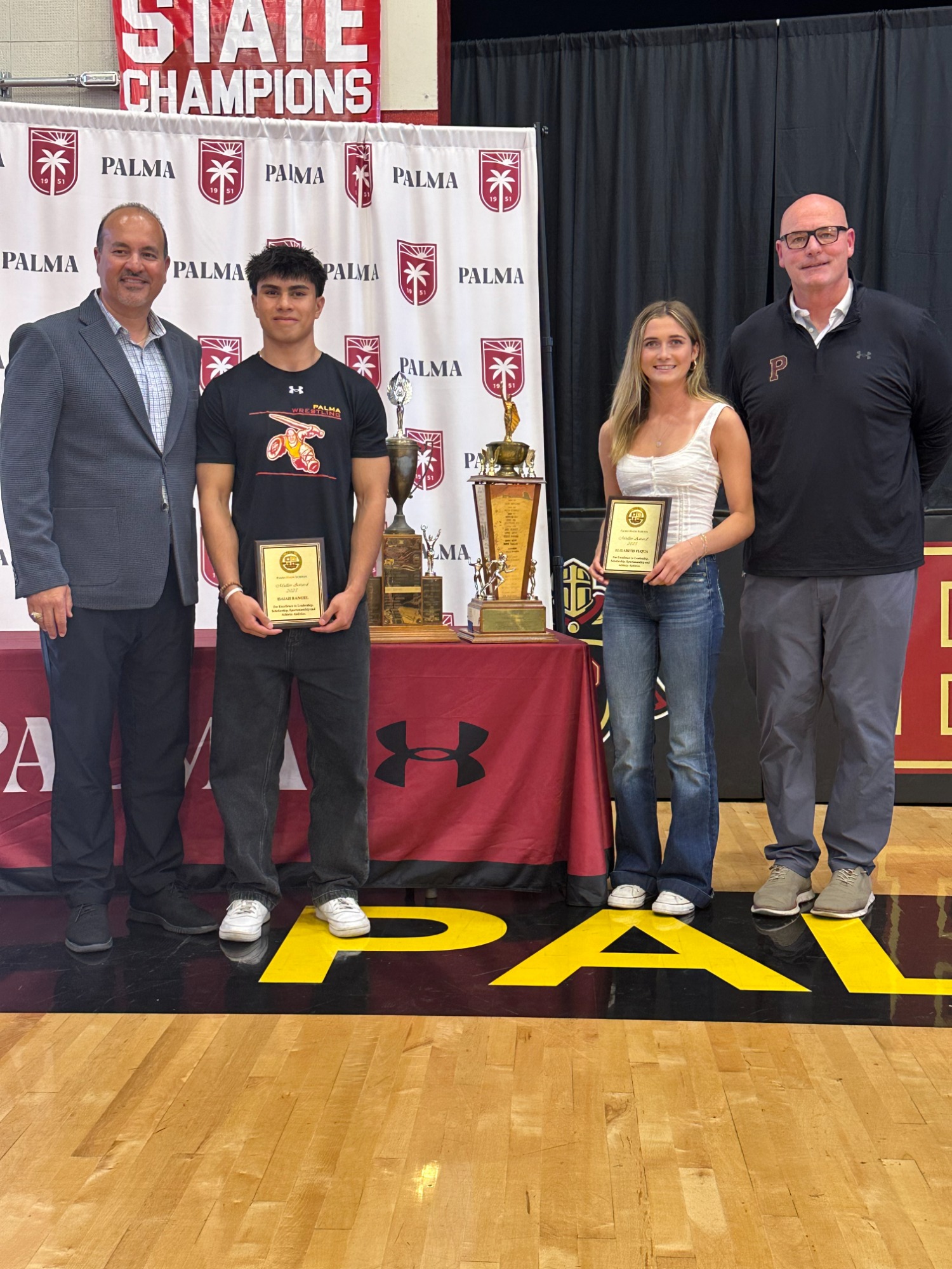 Isaiah Rangel & Ellie Fuqua - Muller Scholar Athlete Recipients 