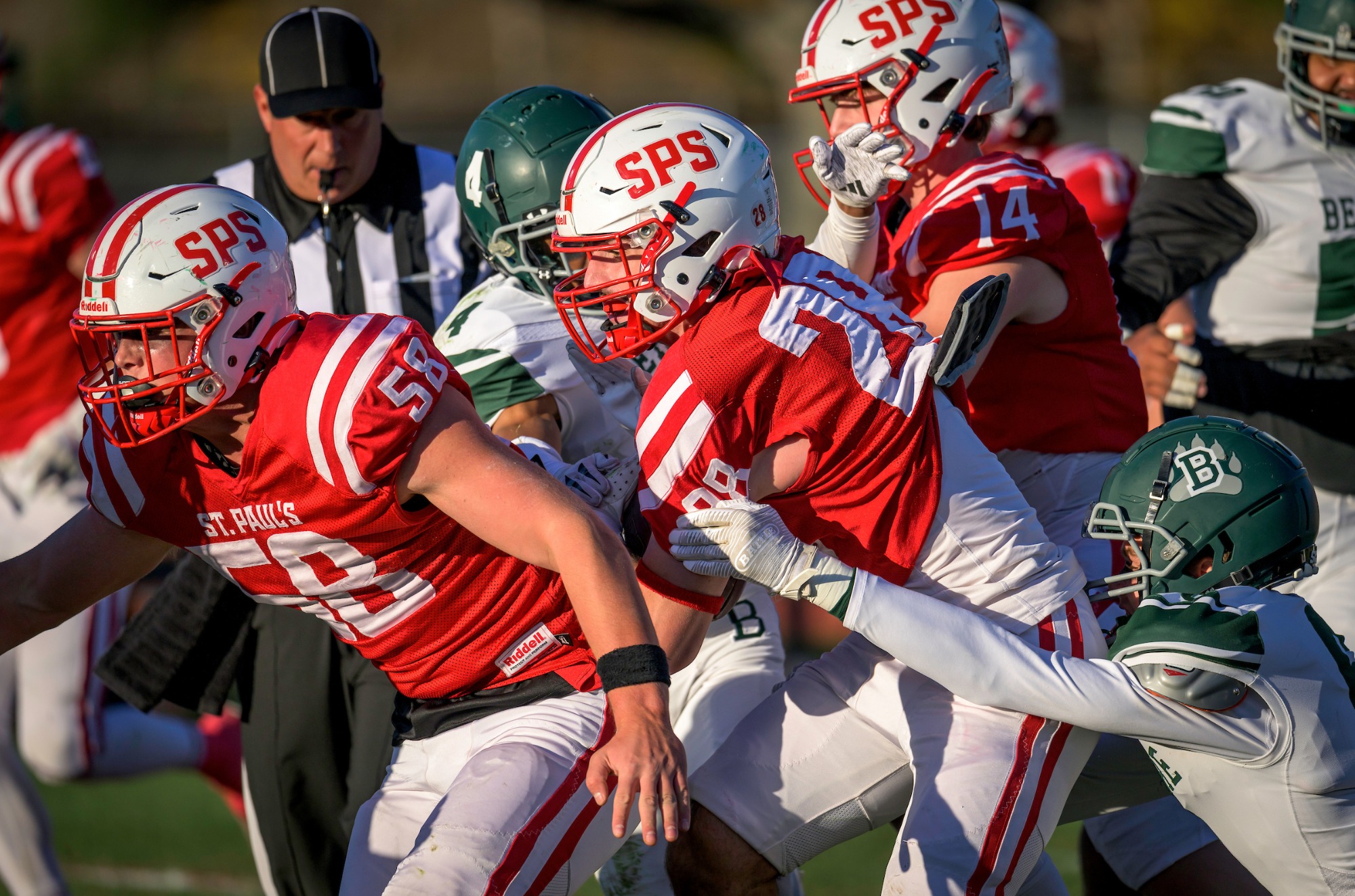 Spcss Falcons SPS downs Proctor 42-12 - St. Paul's School