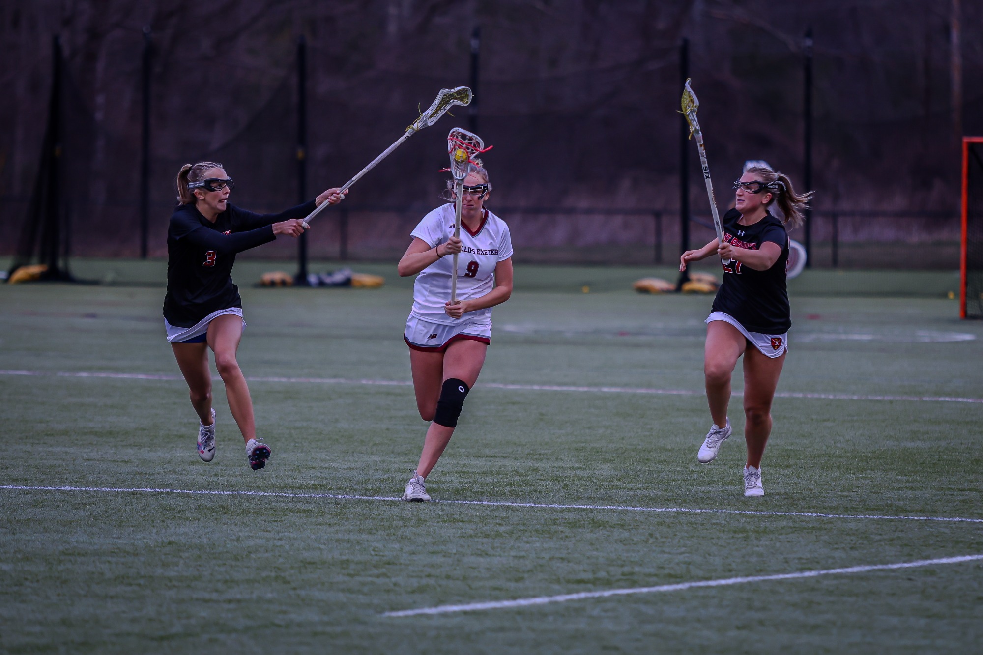 Girls varsity lacrosse vs. St. Paul's School on April 10, 2025.