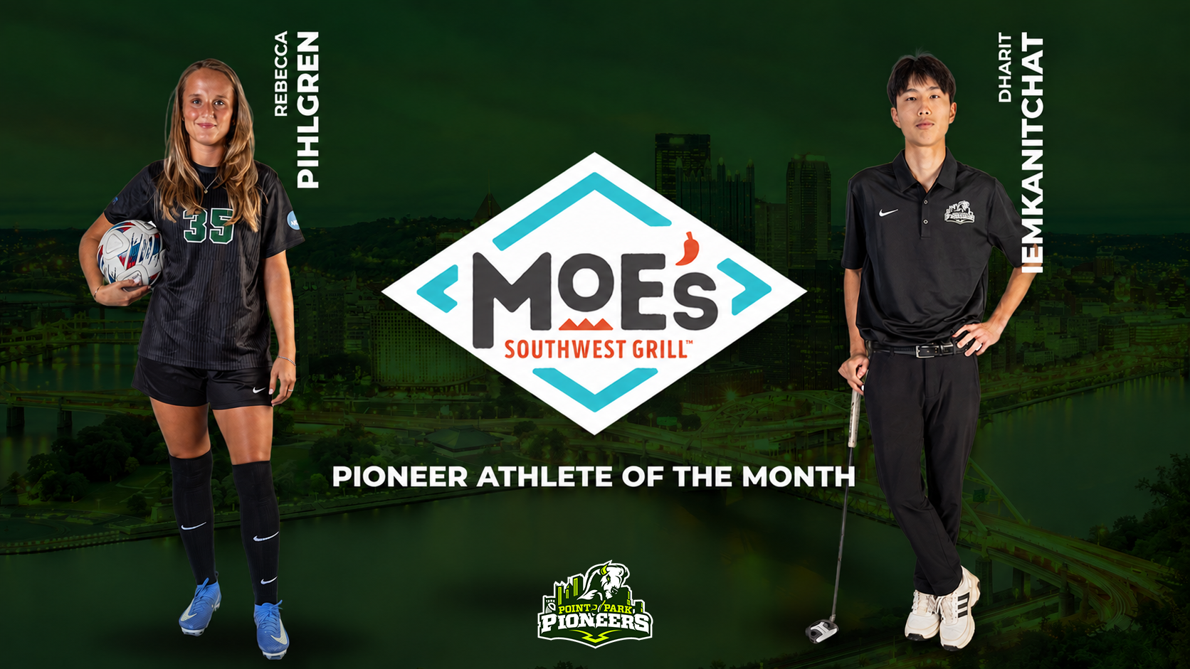 Pihlgren, Iemkanitchat Moe's Athlete of the Month
