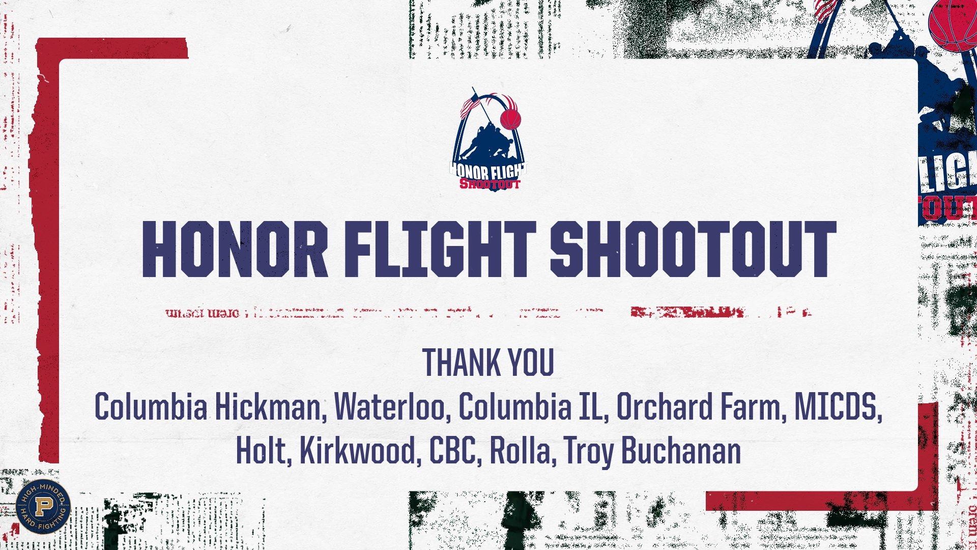 Honor Flight Shootout Thank You