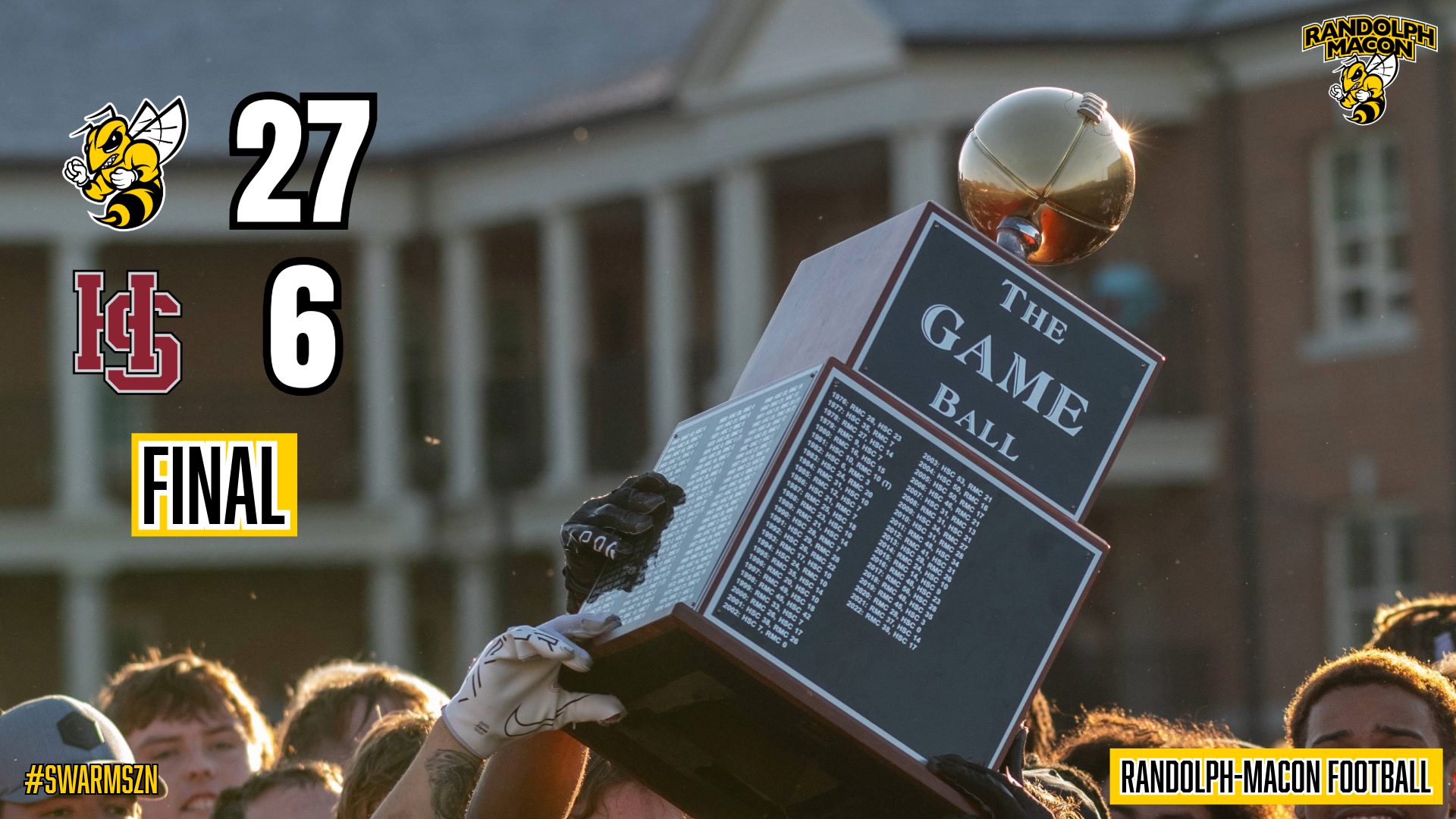 Tickets Available for RMC Football in Second Round of NCAA Playoffs RandolphMacon College