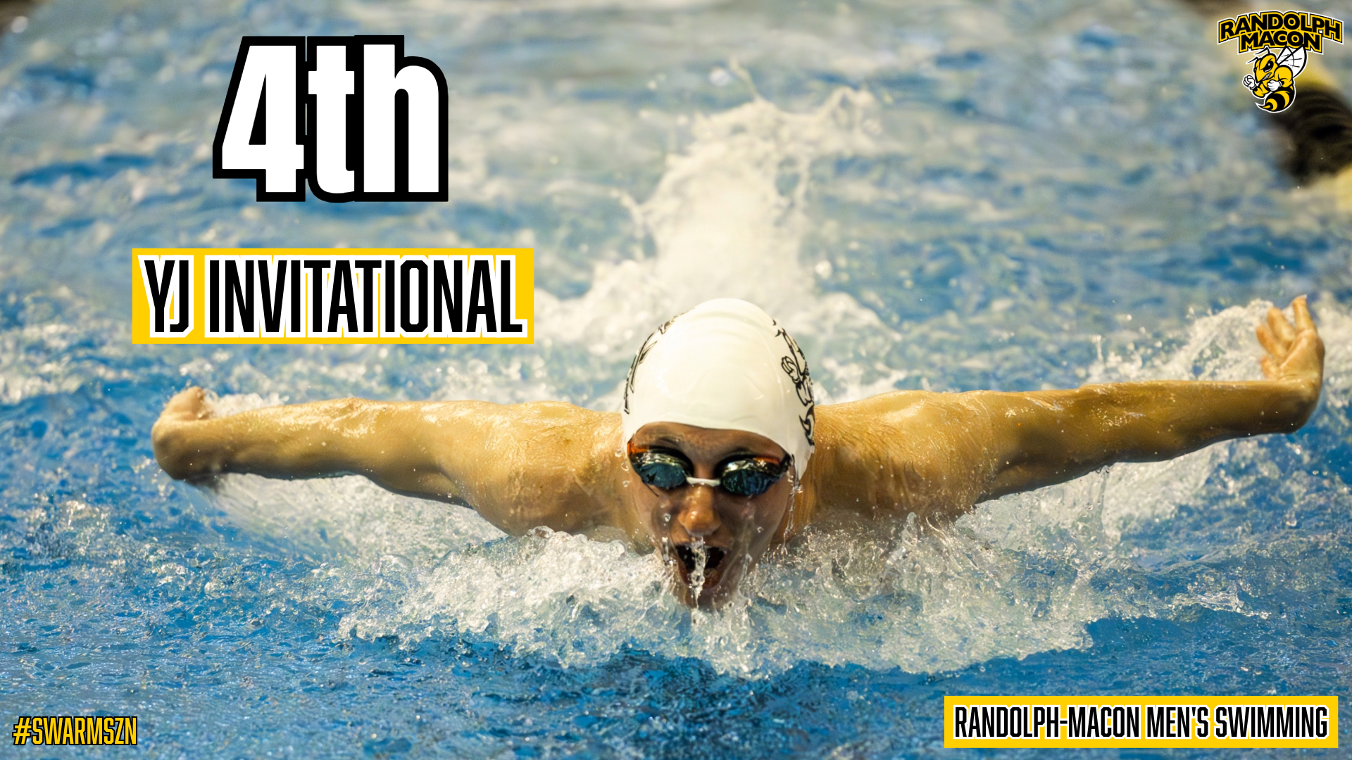 Men's Swim Places Fourth in Yellow Jacket Invitational RandolphMacon
