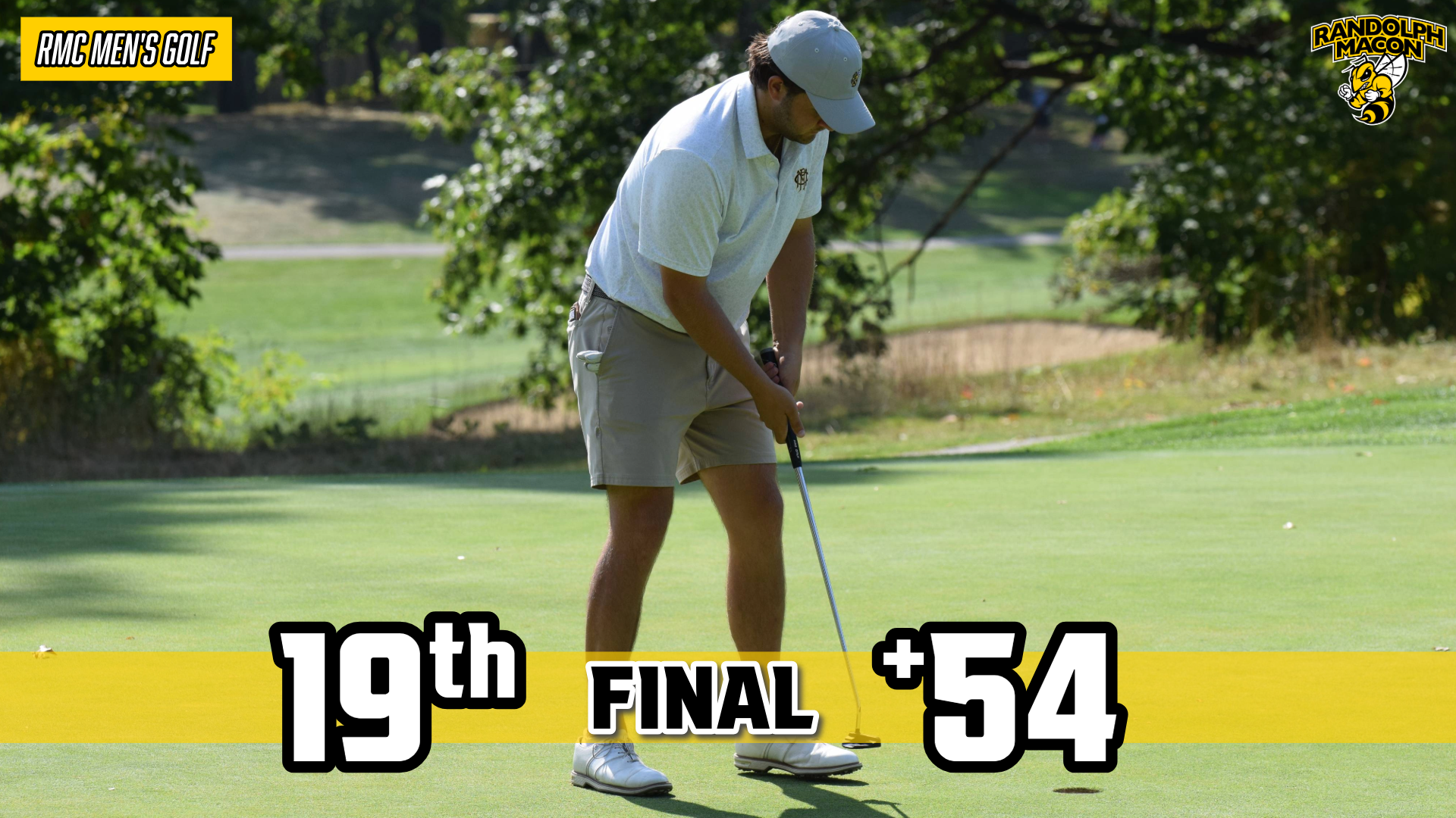 Men's Golf Final Day of GolfWeek October Classic with Charlie Wilkerson on Graphic