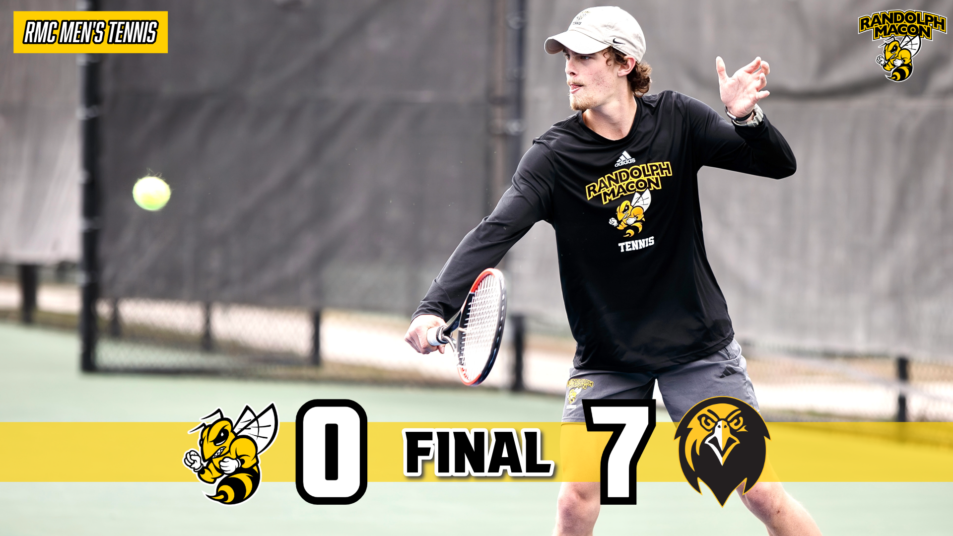 Men Tennis loses against Pfeiffer 7-0