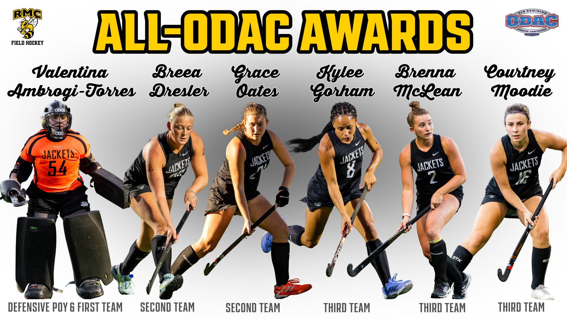 All-ODAC FH Honors Graphic 2025-26