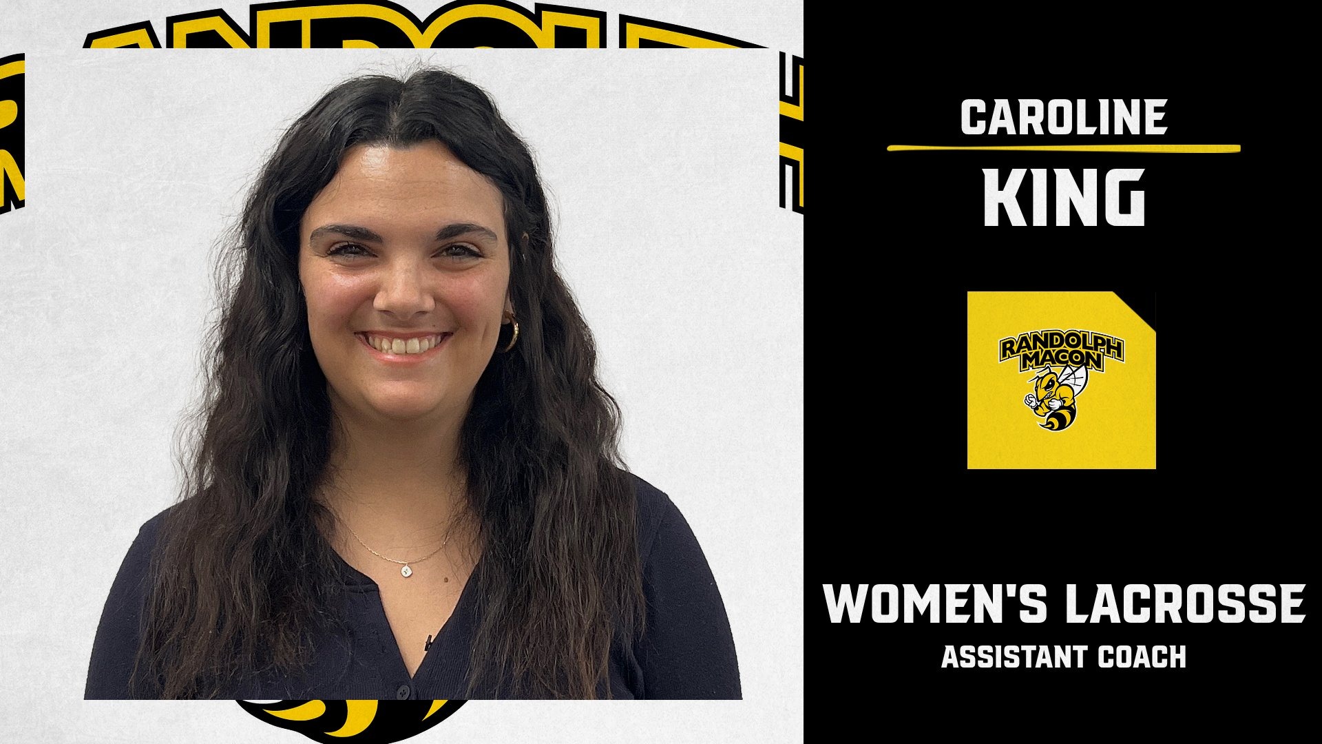 Women's Lacrosse Assistant coach Hire Graphic...Caroline King