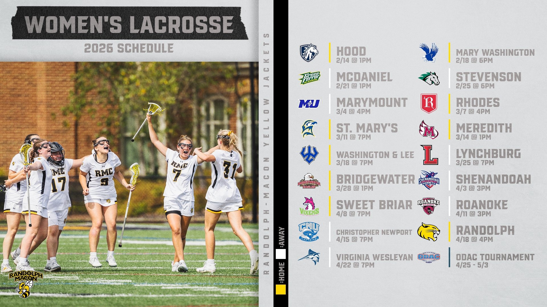 WLAX Schedule Graphic...2026 17 Game Slate