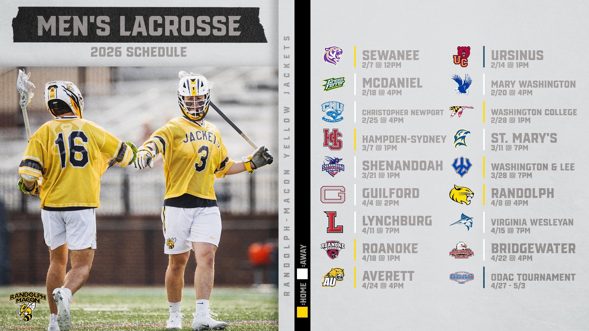 MLAX Schedule Release Graphic for 2026