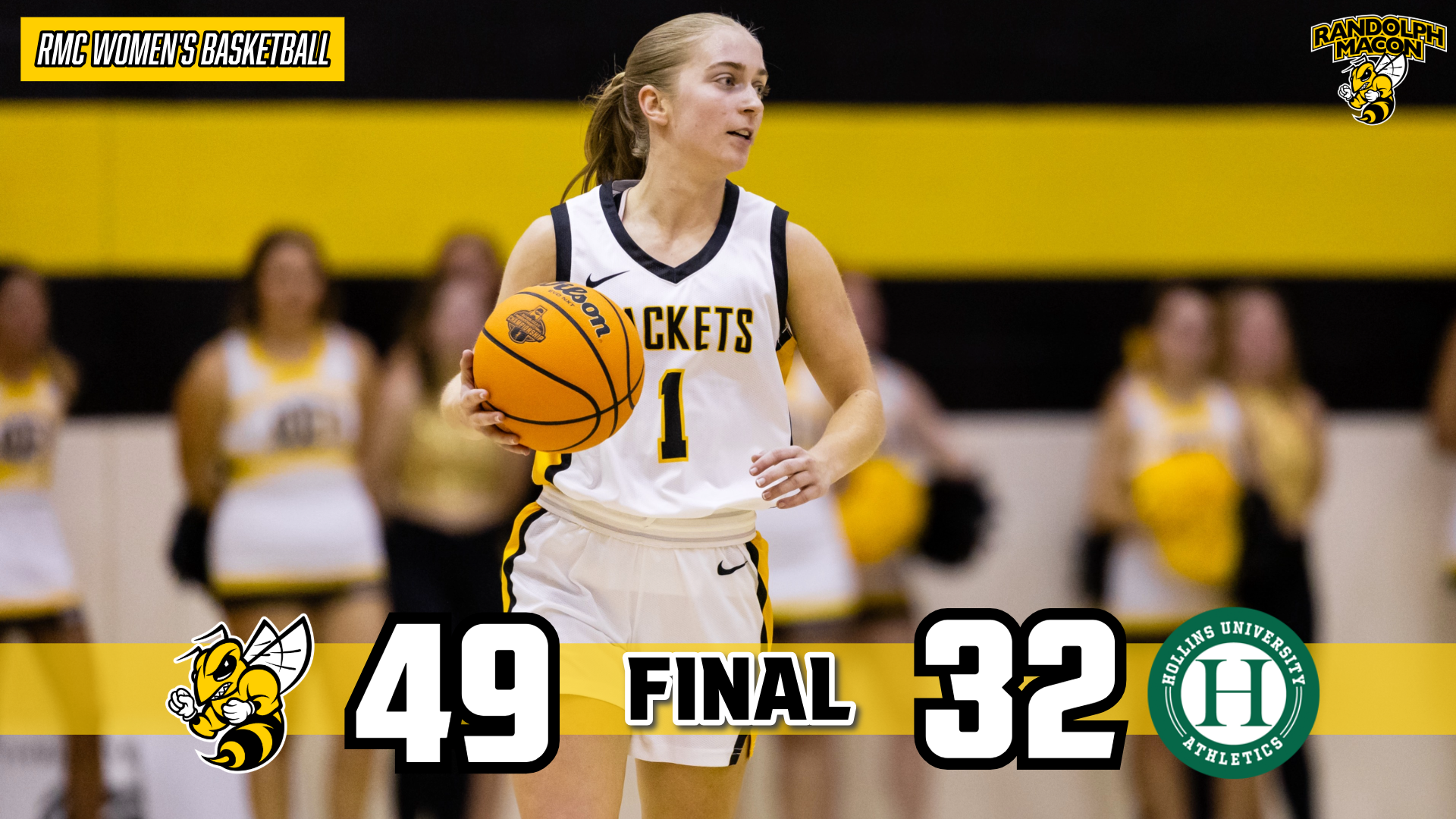 Sam Smith in win over Hollins 49-32