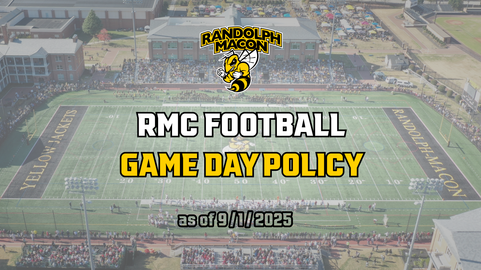 Football Gameday Policy