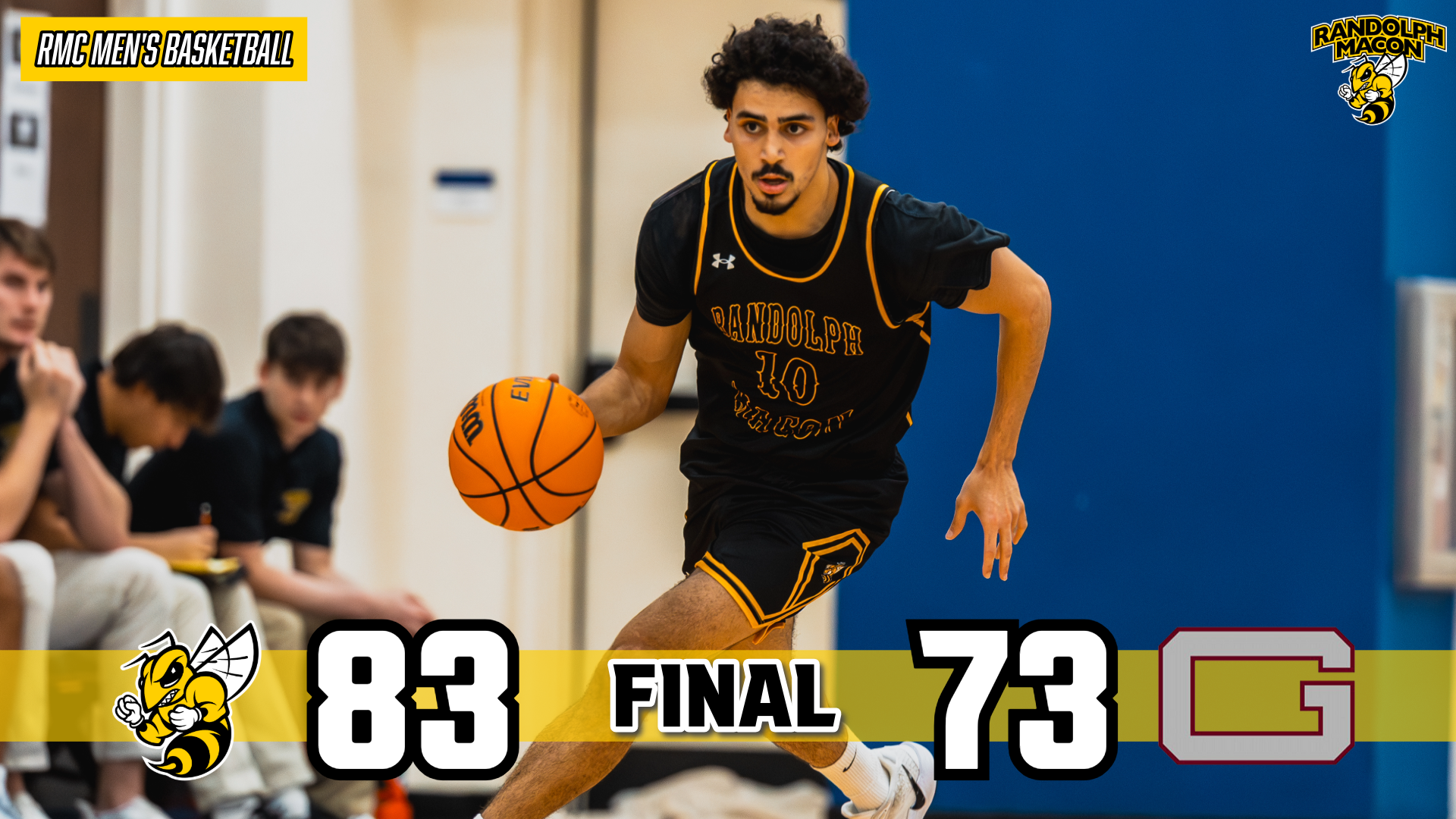 #2 Men's Hoops Defeats Guilford 83-73 with Amr Areikat on Cover
