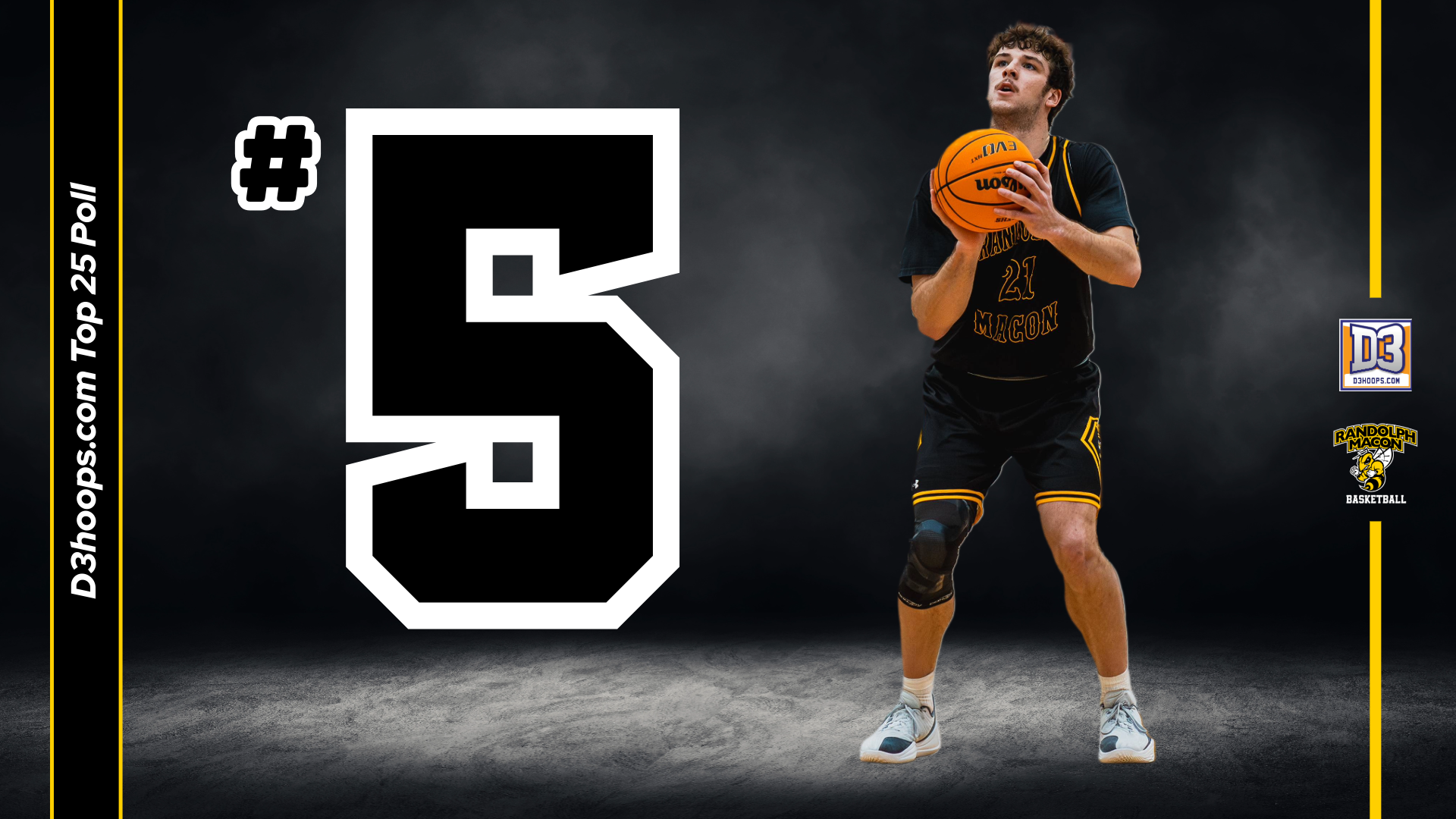 RMC Men's Basketball d3hoops.com Poll (Week 6) Liam Joyce on Cover