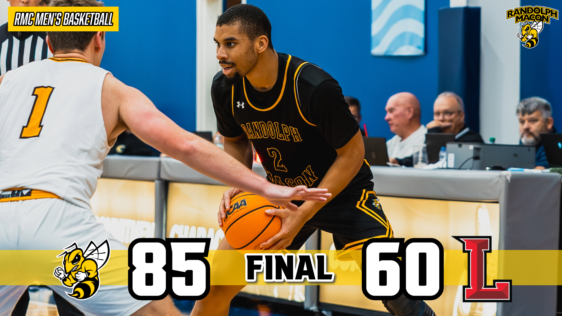 RMC vs. LYN with Keishawn Pulley Jr. on cover page 85-60