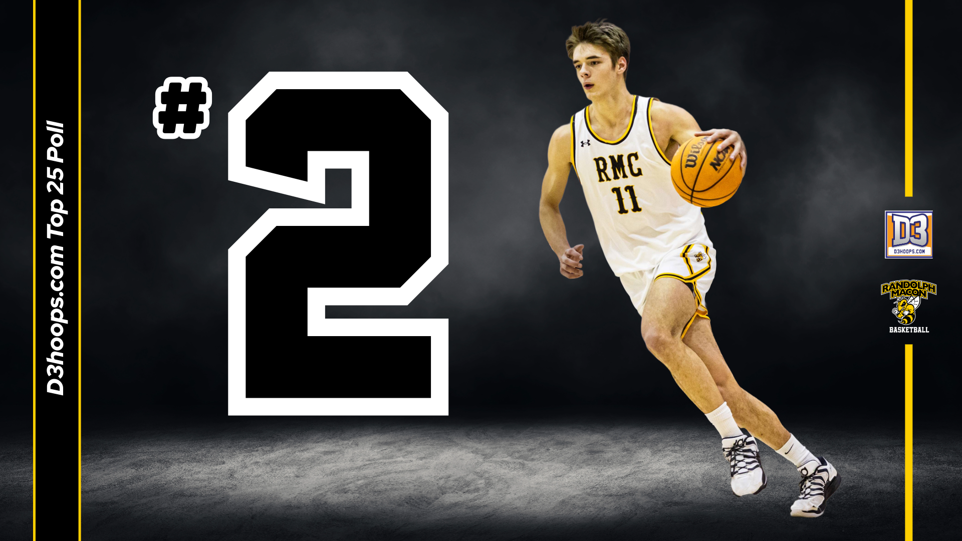 RMC Men's Basketball Poll (Week 5) with Ty Showalter on Cover