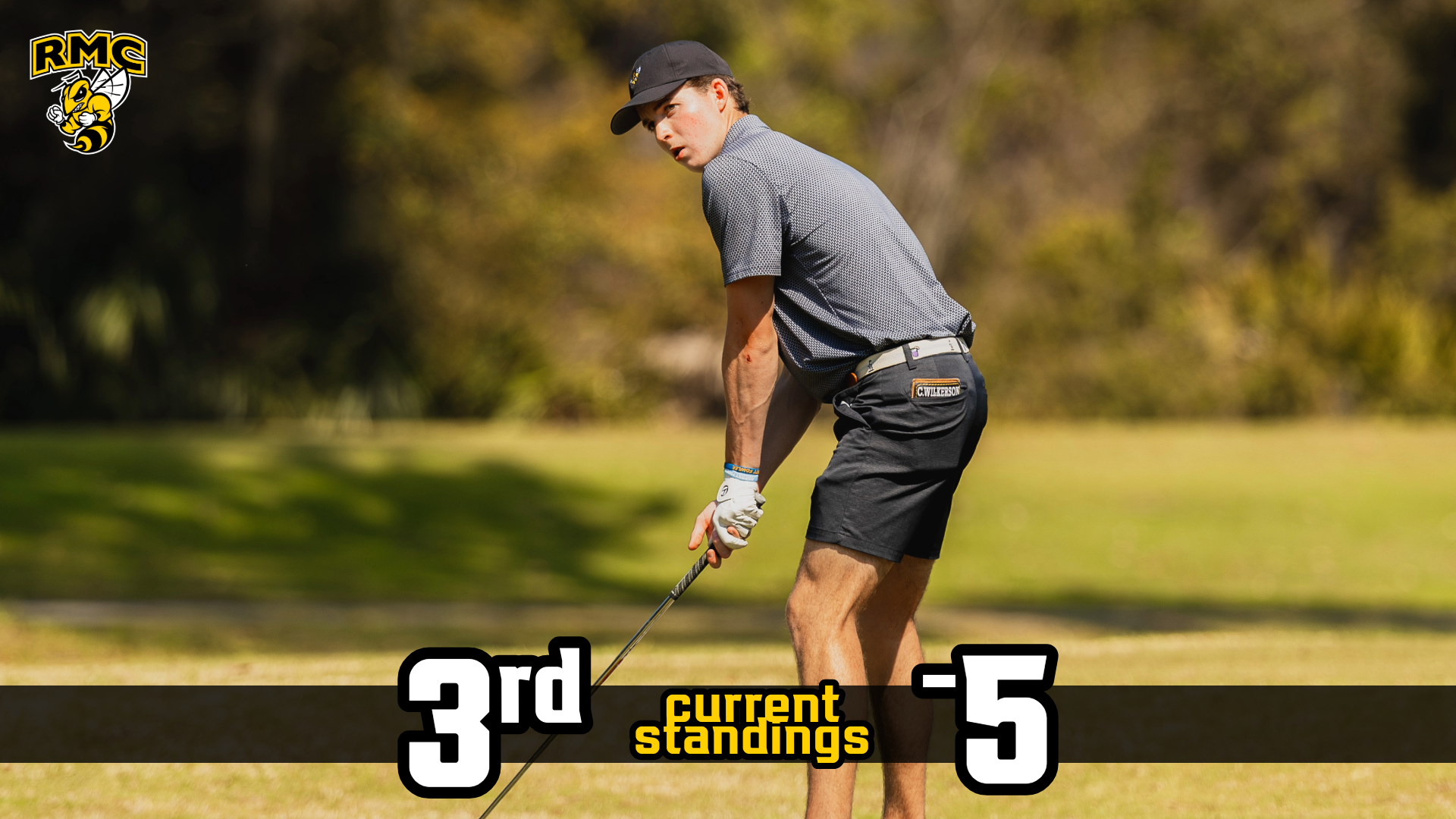 MGOLF Day One of Berry Tournament in 3rd at -5 (Charlie Wilkerson Featured)