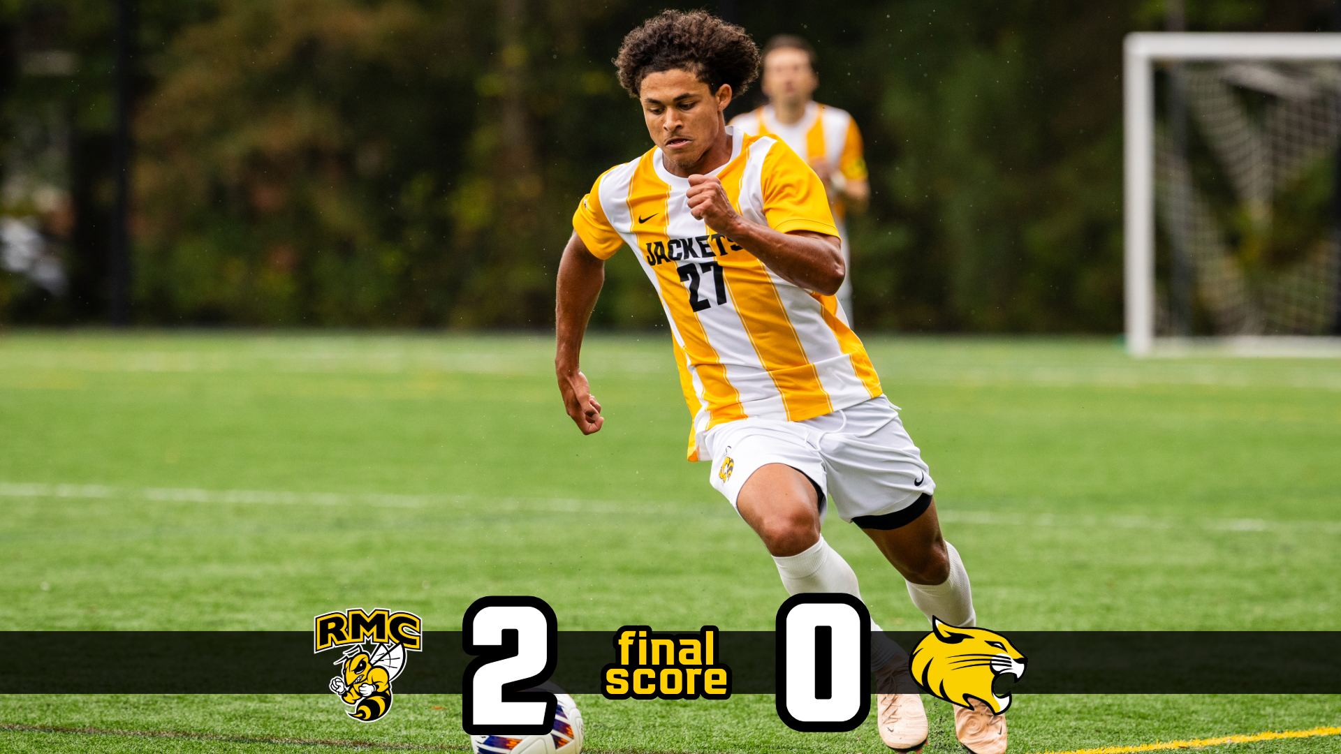 MSOC Final Score Graphic vs. Randolph...Jayden Walker featured