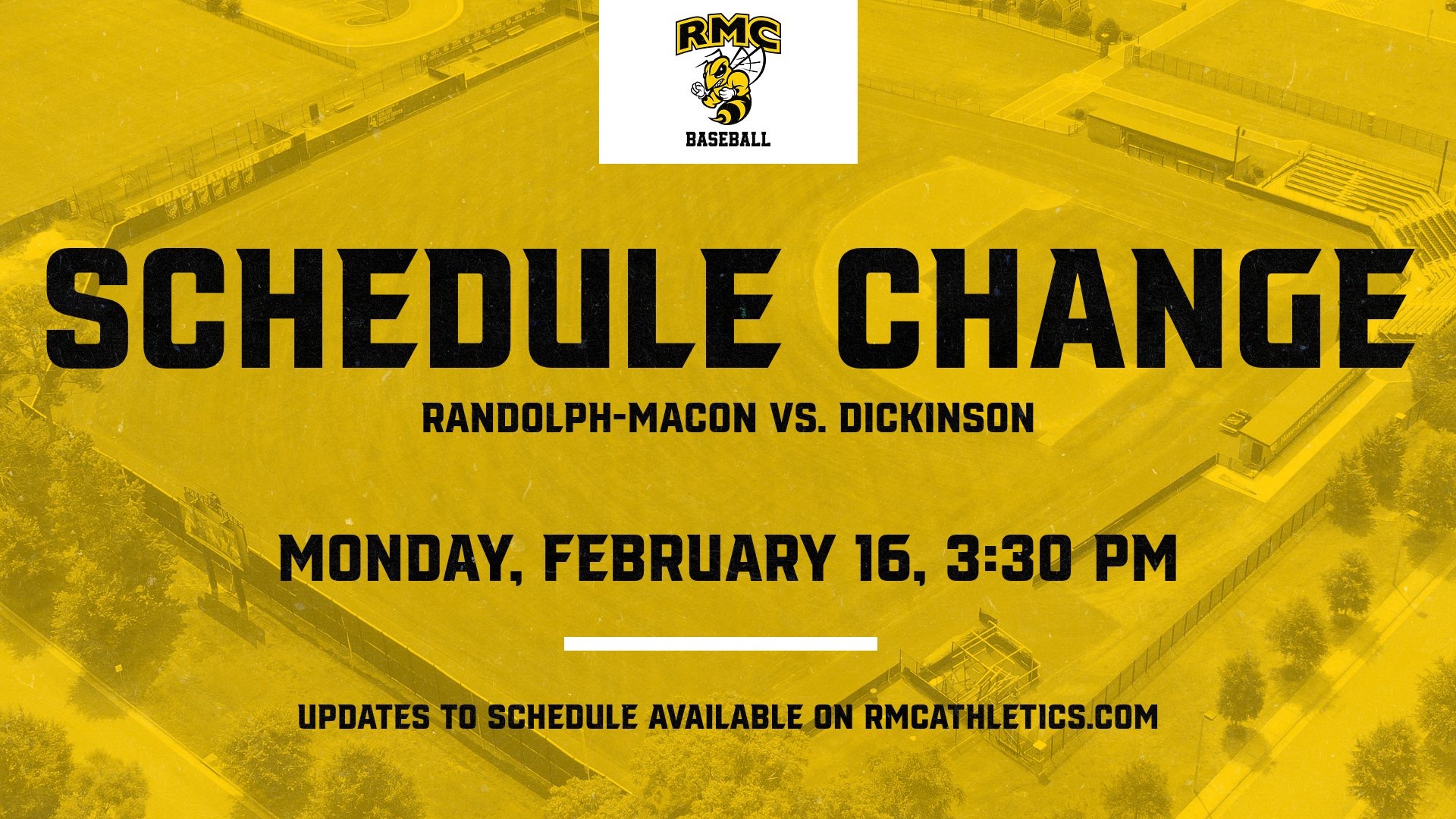 RMC postpones baseball Sunday opener