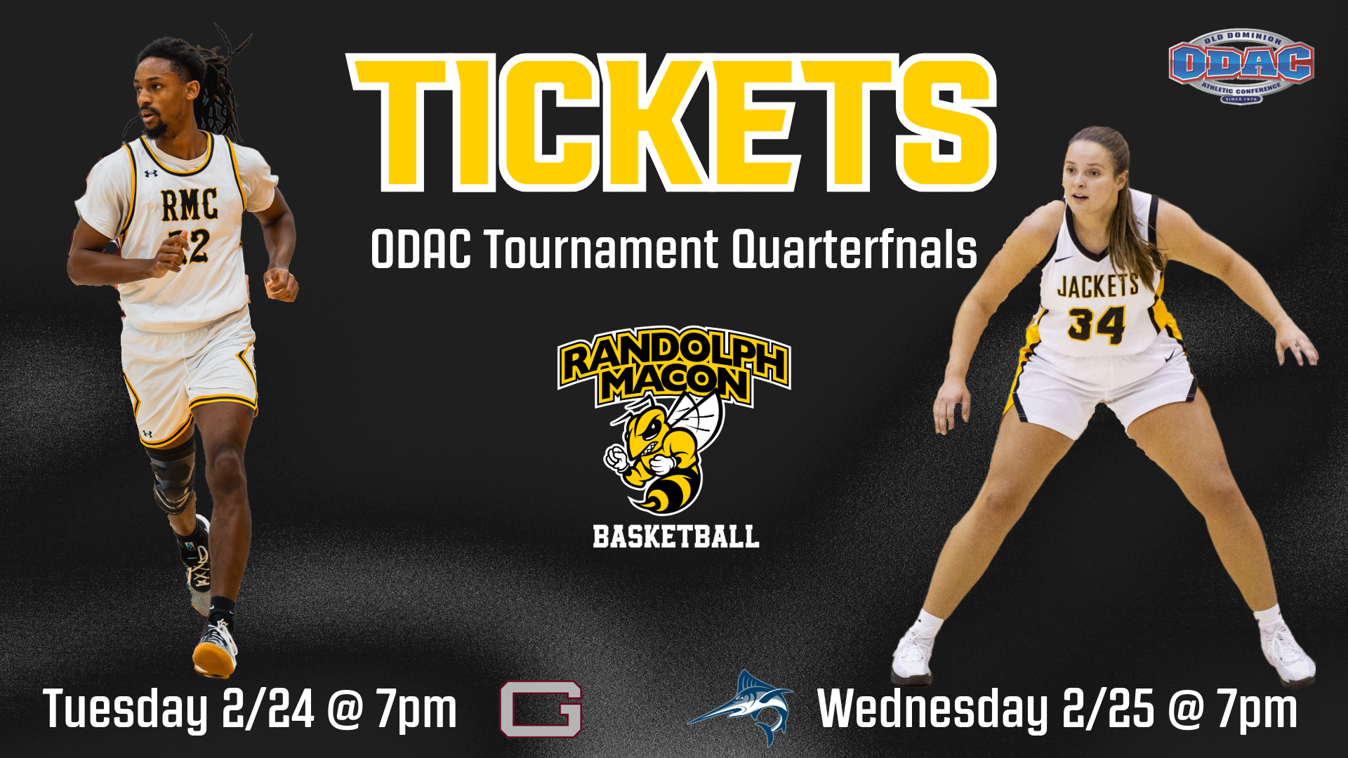 Ticket Sale Graphic for Basketball Conference Playoffs