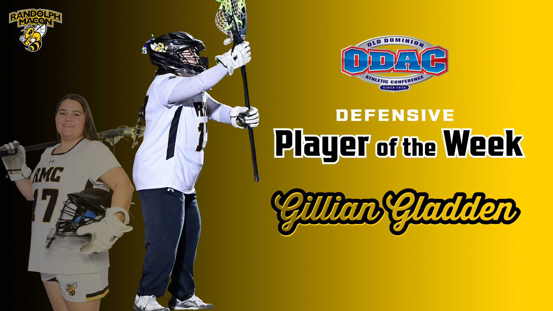 GIllian Gladden Defensive POTW