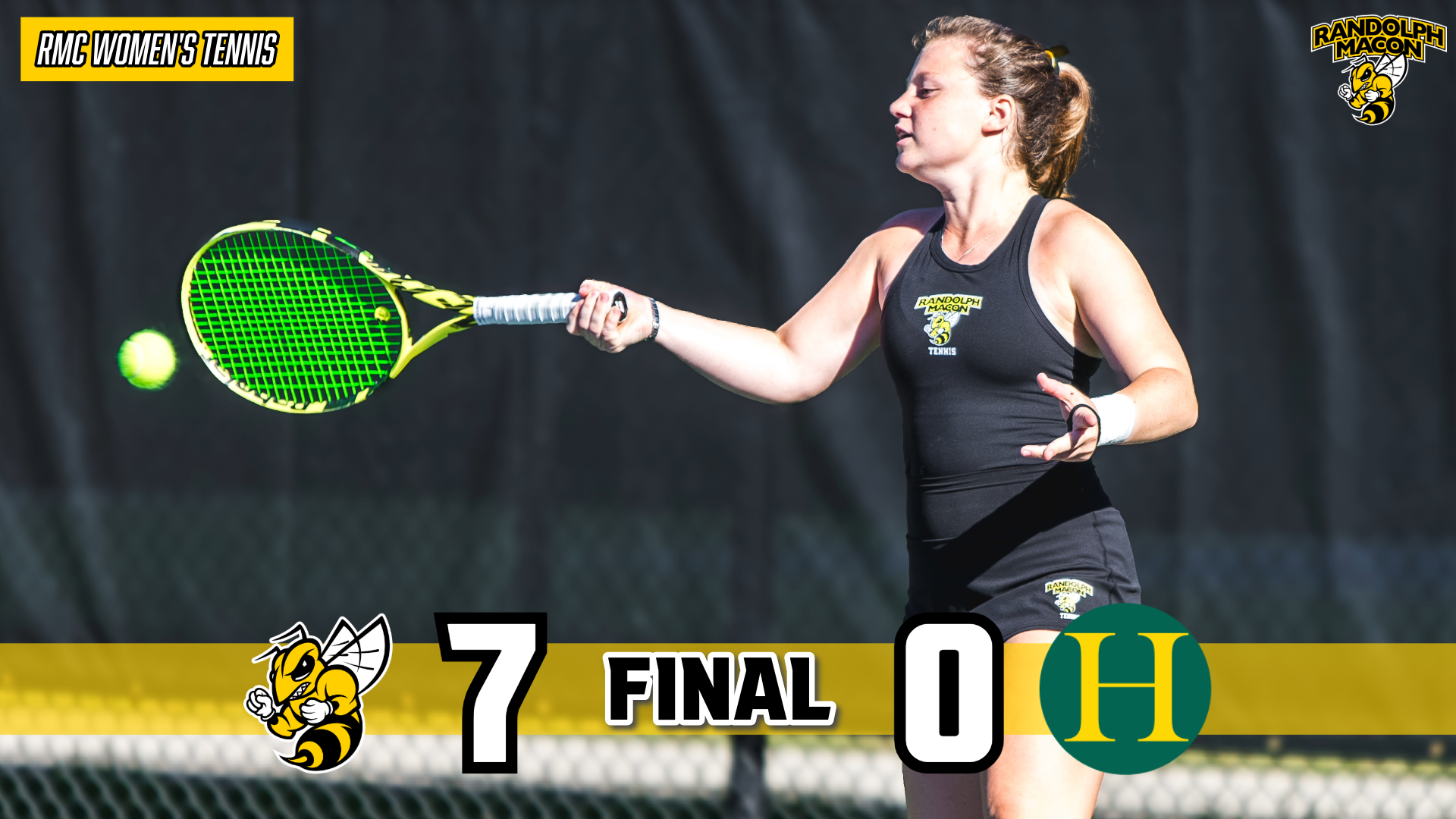 RMC Sweeps Hollins to Open Season