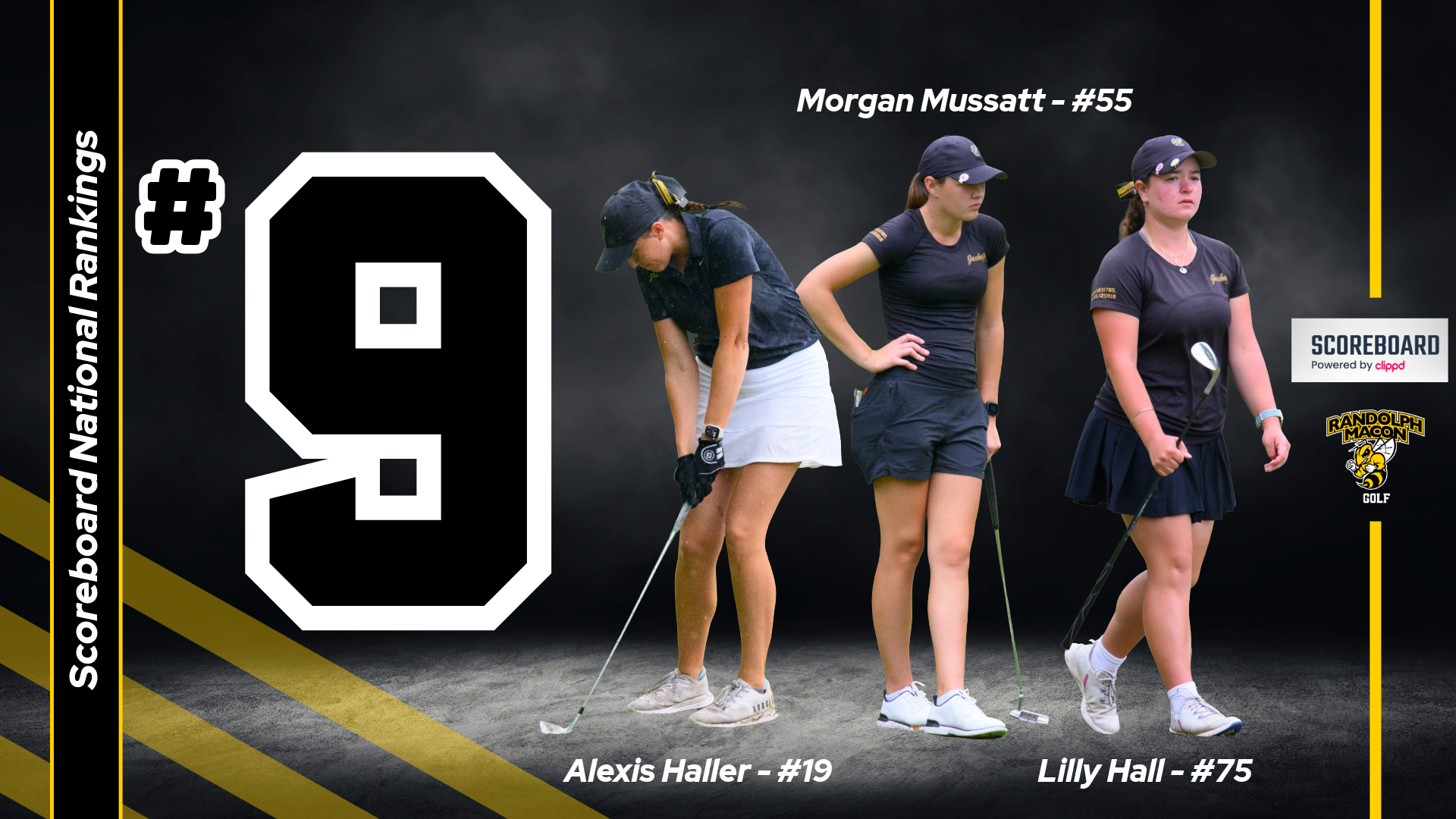 Women's Golf is Ranked 9th in d3 women's golf