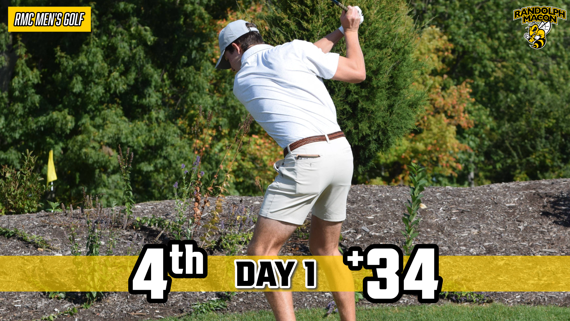 Men's Golf is in fourth place after two rounds at the Savannah Invitational 