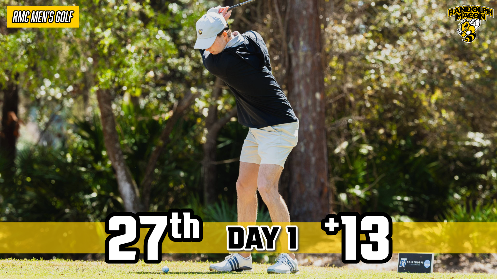 Charlie Wilkerson on Graphic for Men's Golf First Round at Jekyll Island 20206