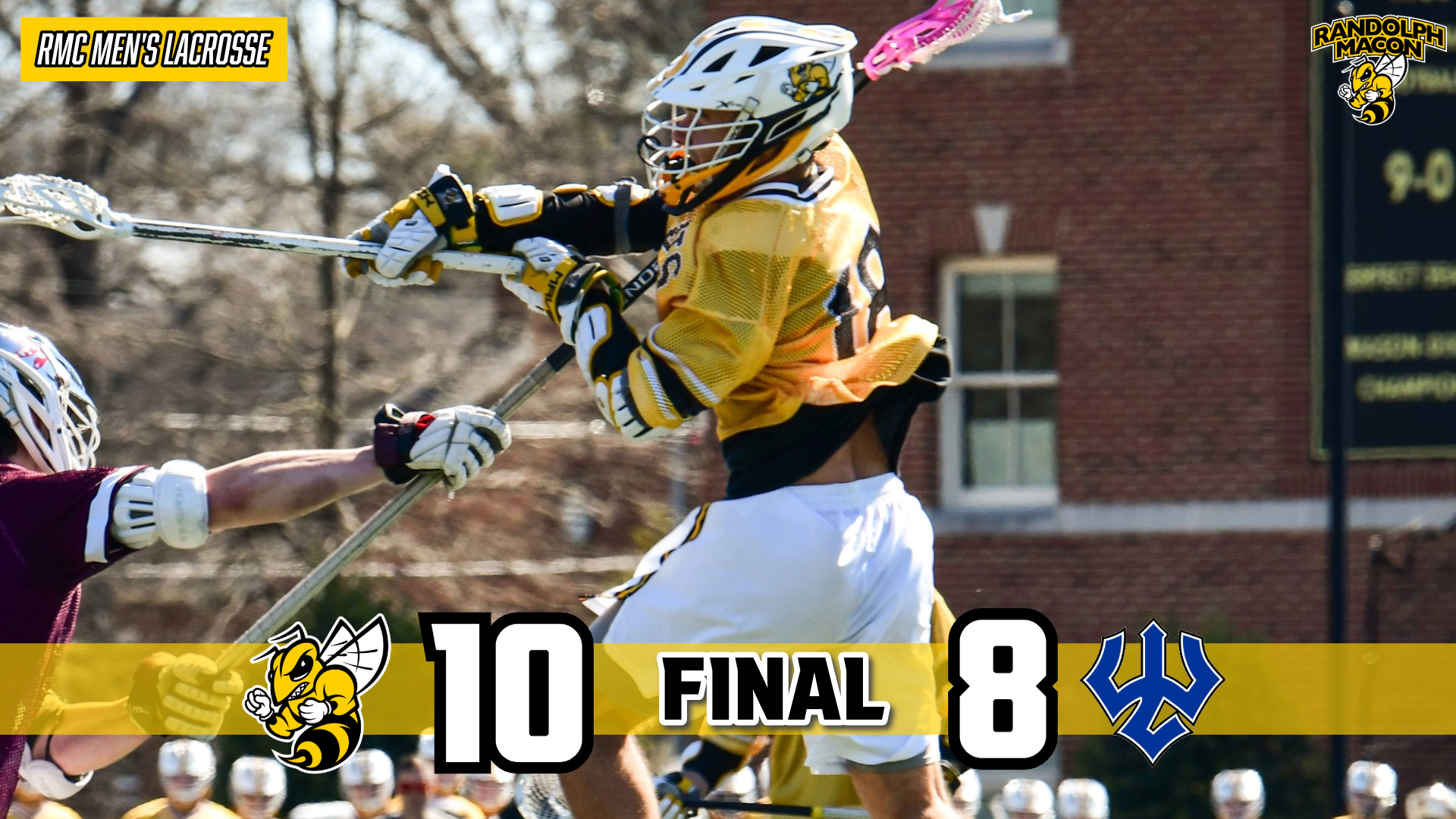 Men's Lax upsets #17 Washington and Lee thanks to Five goal Game from Andrew Bergesen