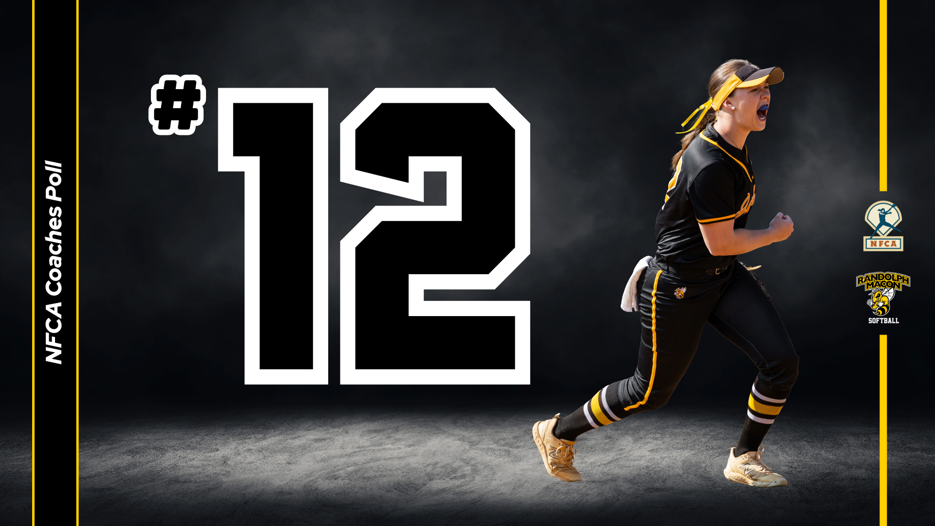 NFCA Coaches Poll Softball (week one) 2026 with Reagan Hill on Graphic 