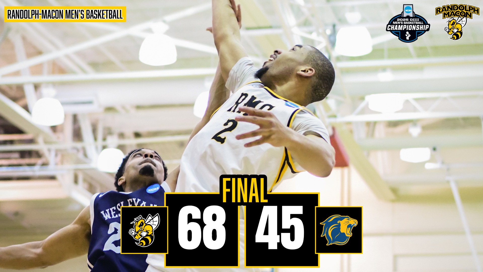 RMC Men's Basketball downs TCNJ and advances to NCAA Sweet 16 