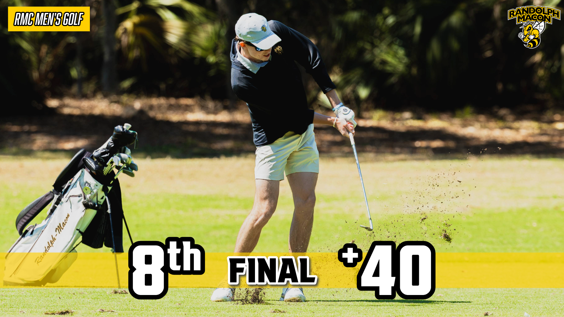 Men's Golf Finishes 8th at Sam Snead with Charlie Wilkerson on Graphic 