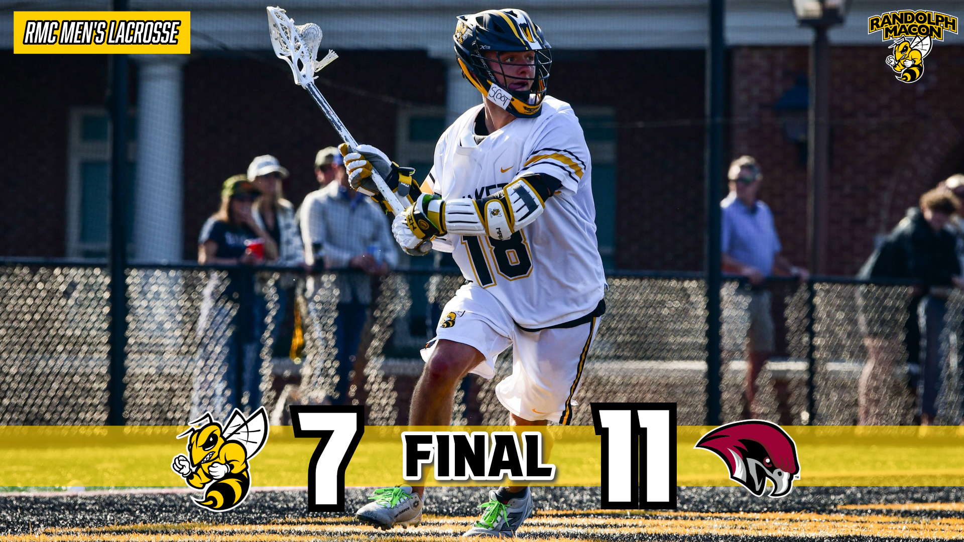 MLAX falls on Senior day to Roanoke, 11-7