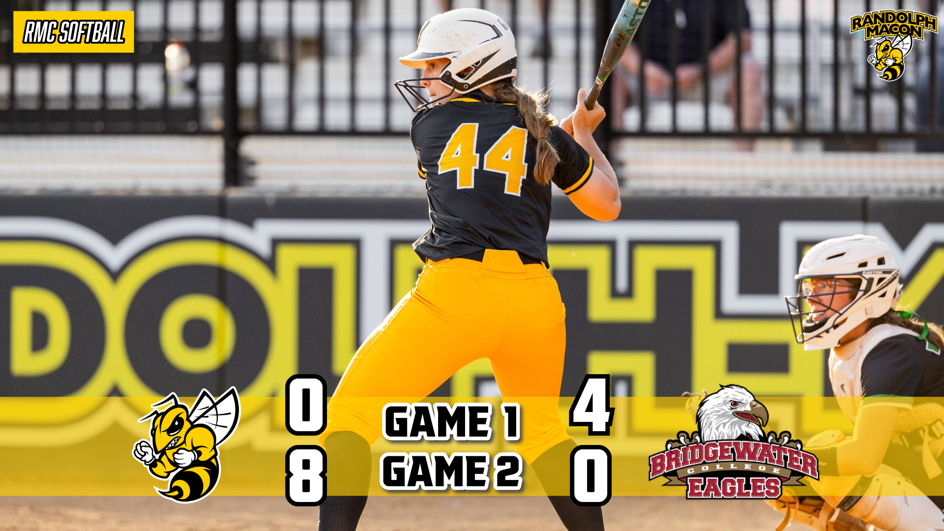 Softball Draws Split with Bridgewater with Bailey Talley on Graphic 